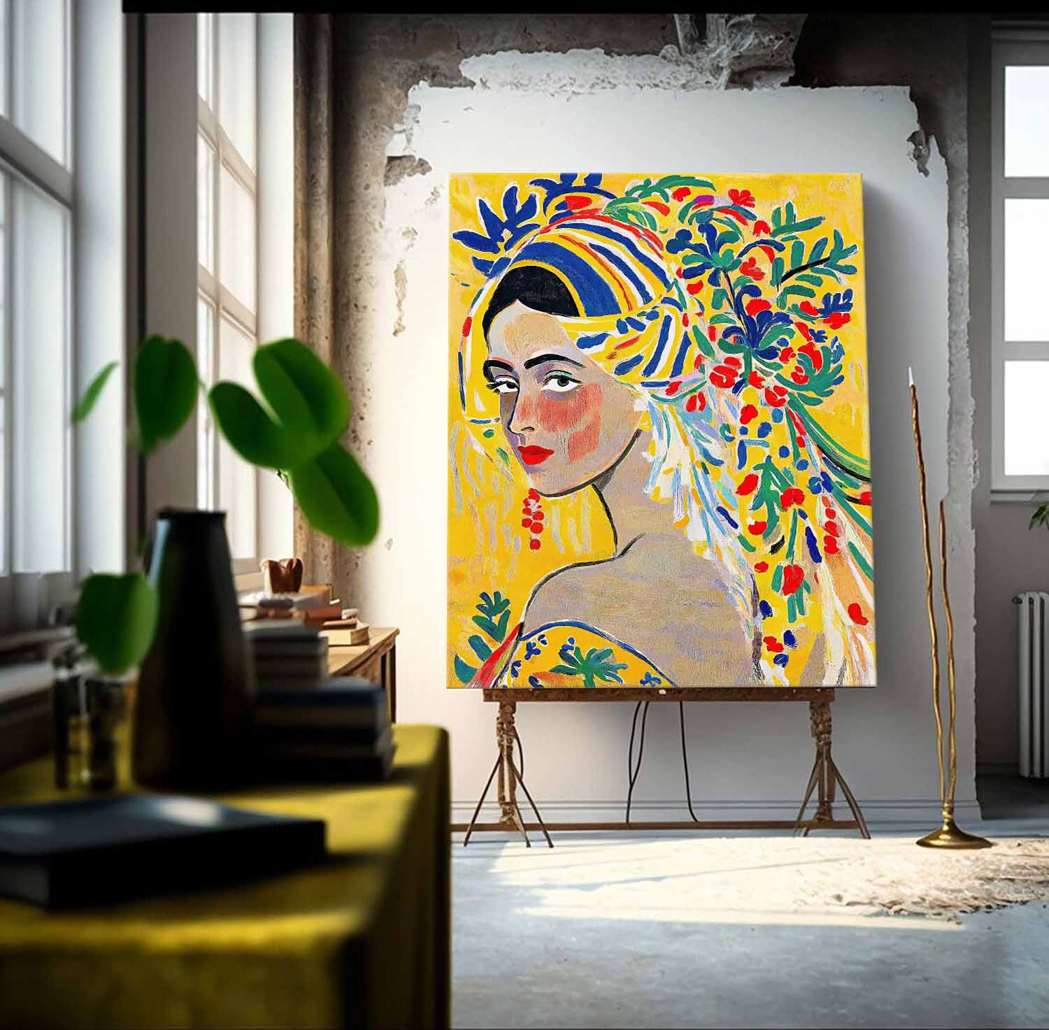 Wall Art People Fauvist Artistic Atmosphere