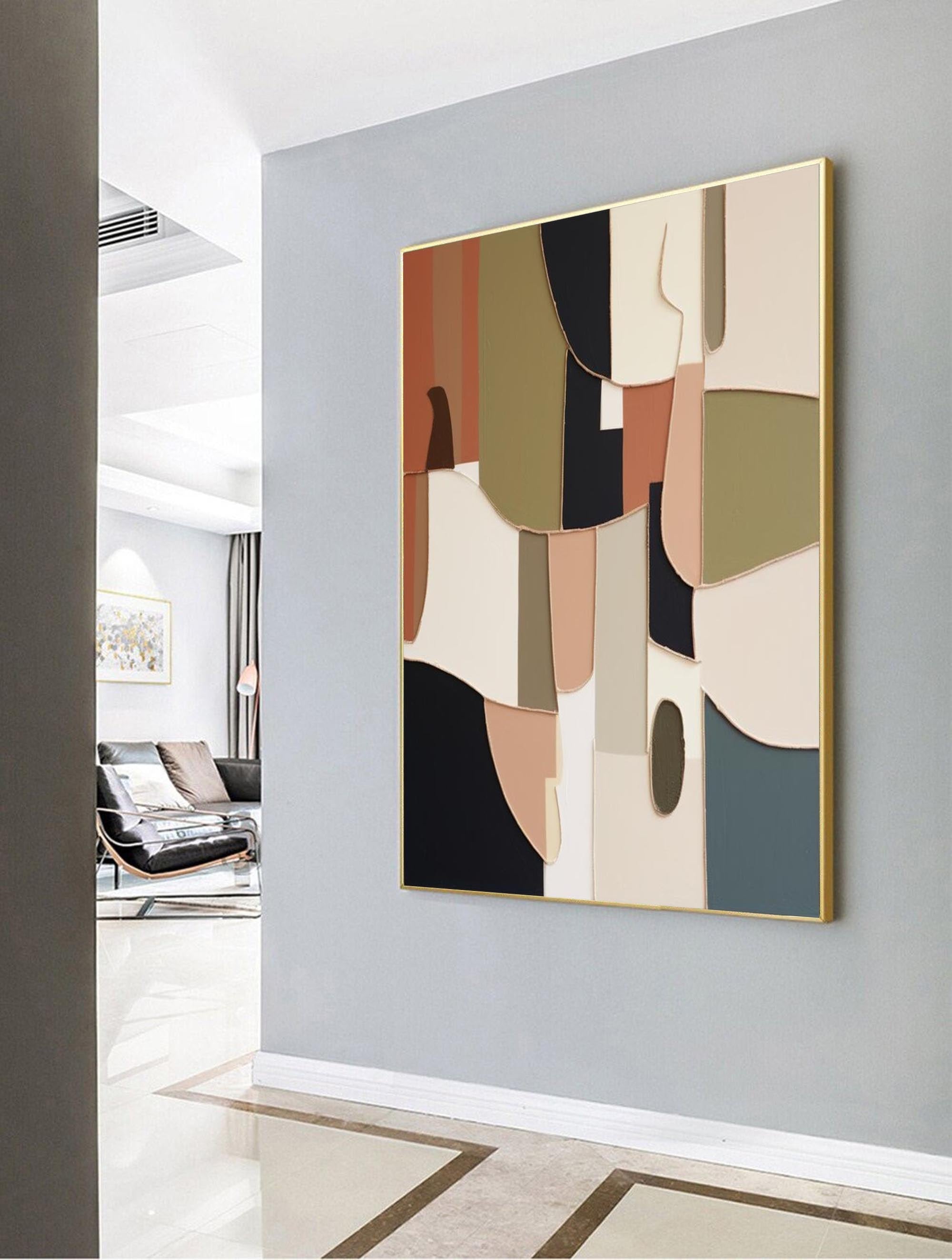 Wall Art Minimalist Geometric Abstract