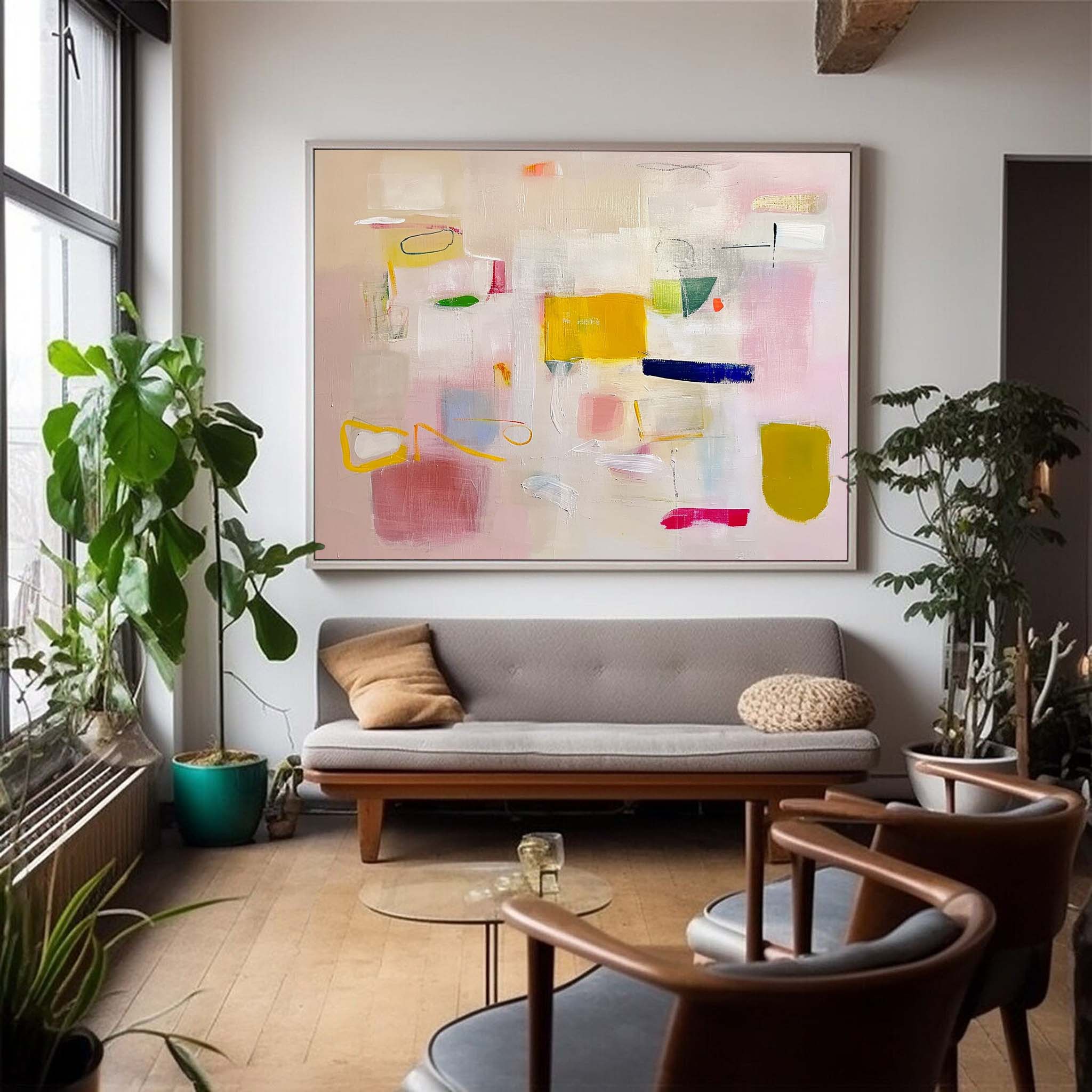 Abstract Canvas Art AB454 - Neutralighting