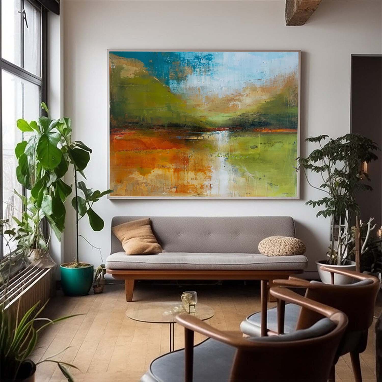 Wall Art Abstract Scandinavian Healing Natural Landscape