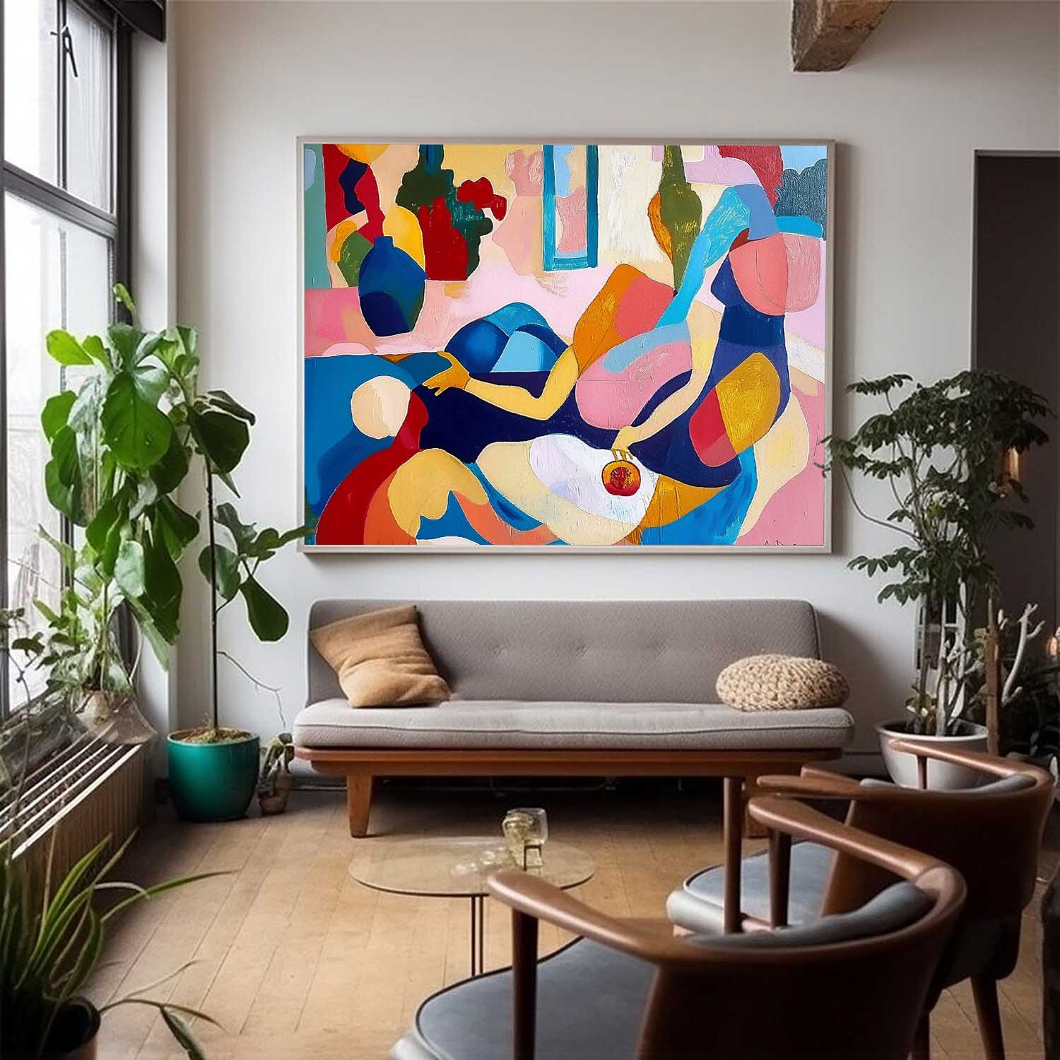 Wall Art Modern Abstract Elegant Painterly