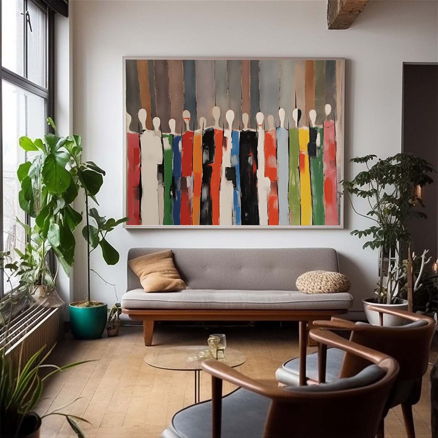 Wall Art Elegant Figurative Meditative Decor