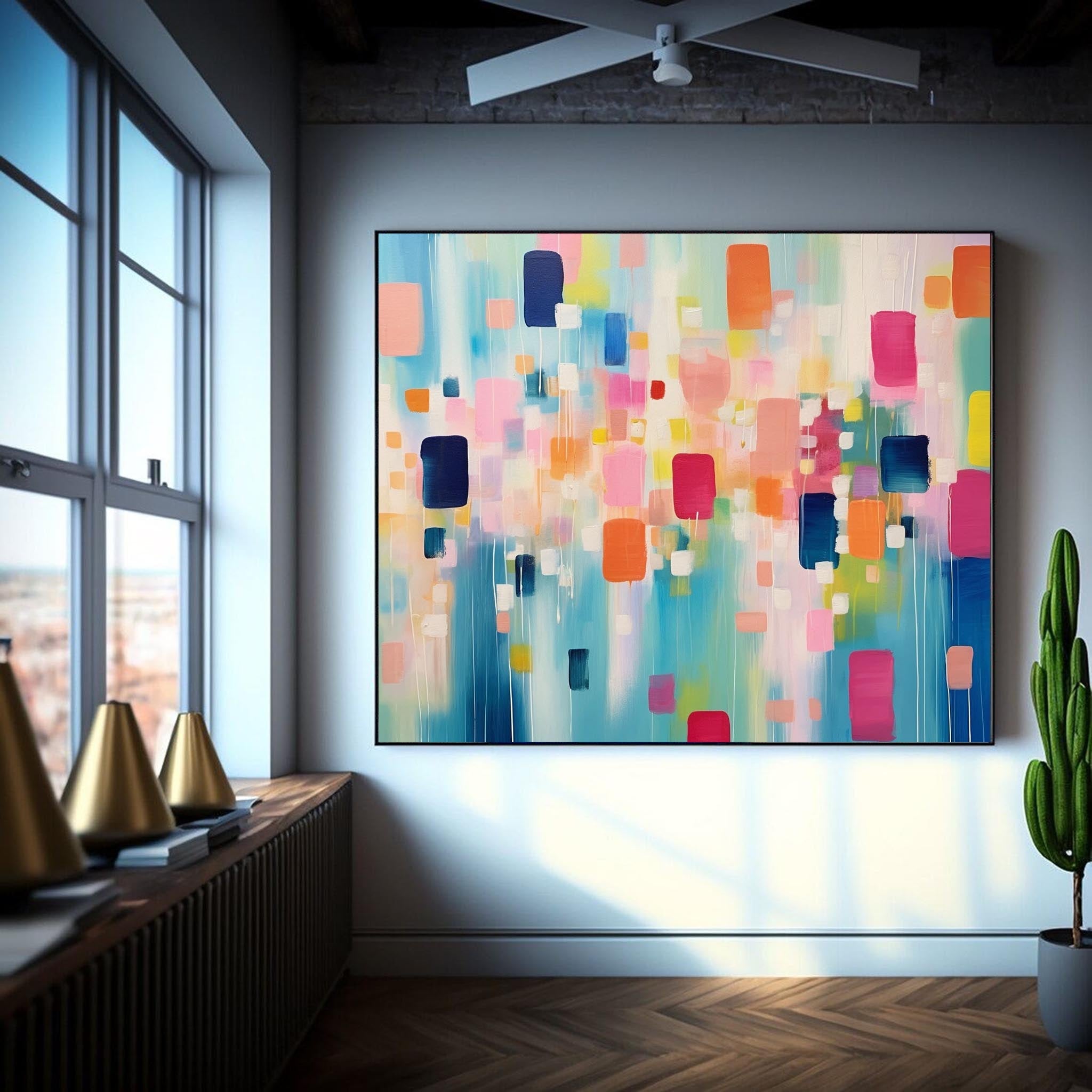 Abstract Canvas Art AB202 - Neutralighting