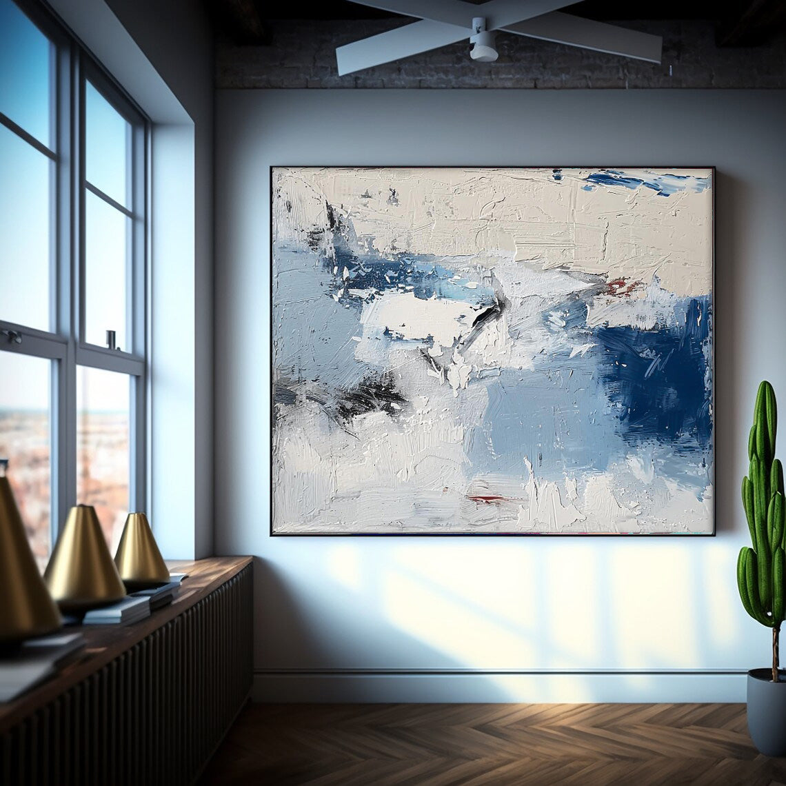 Wall Art Raw Dynamic Abstract Painterly