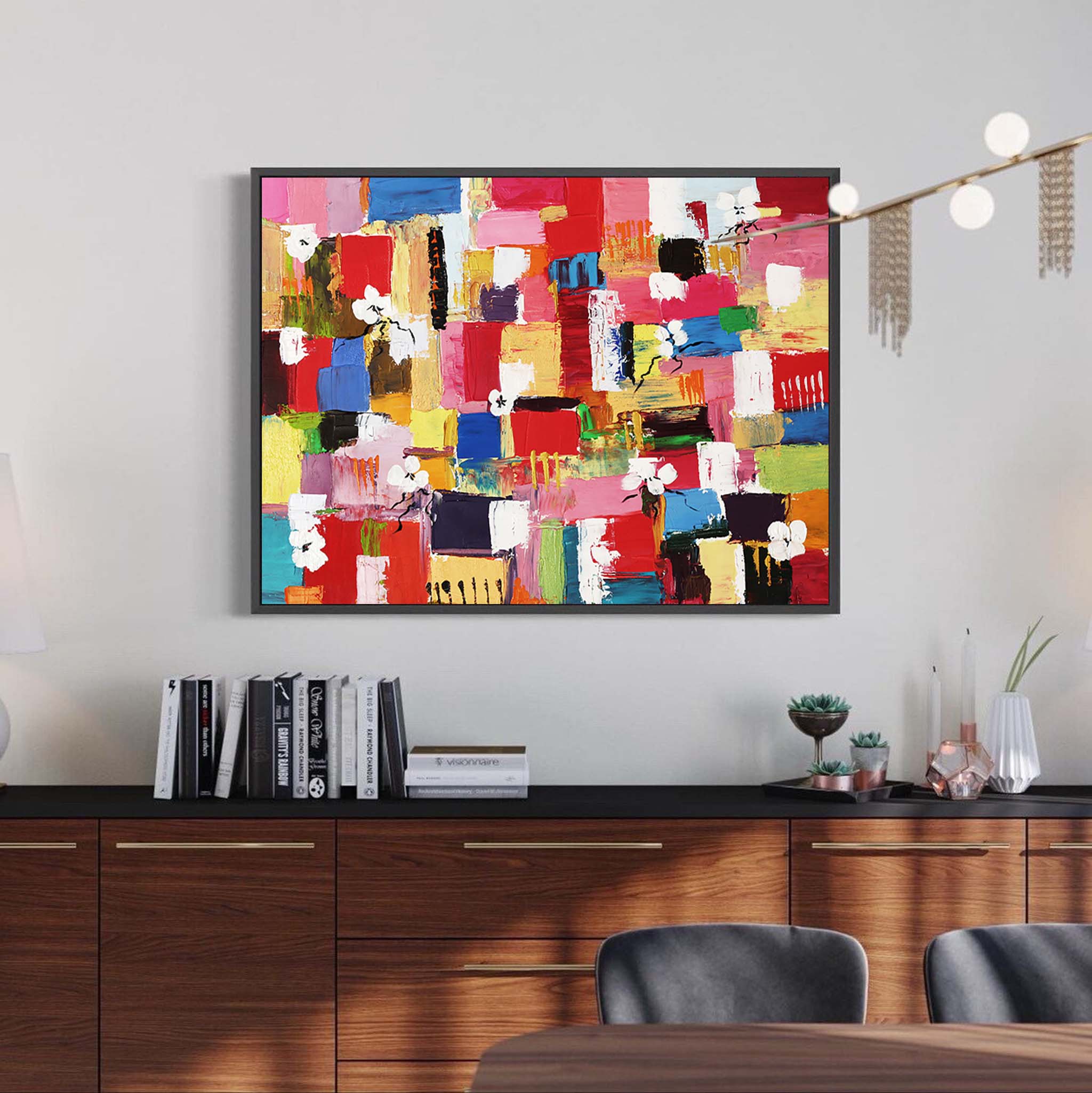 Wall Art Playful Energetic Abstract Bold