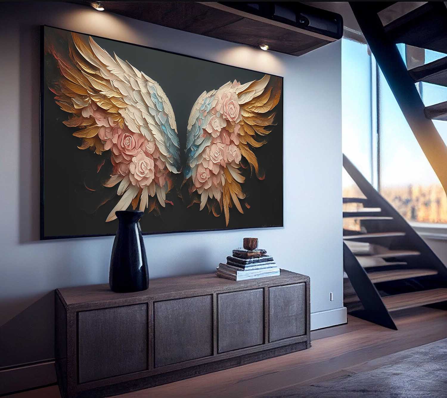 Wall Art Abstract Gradient Geometric Pop