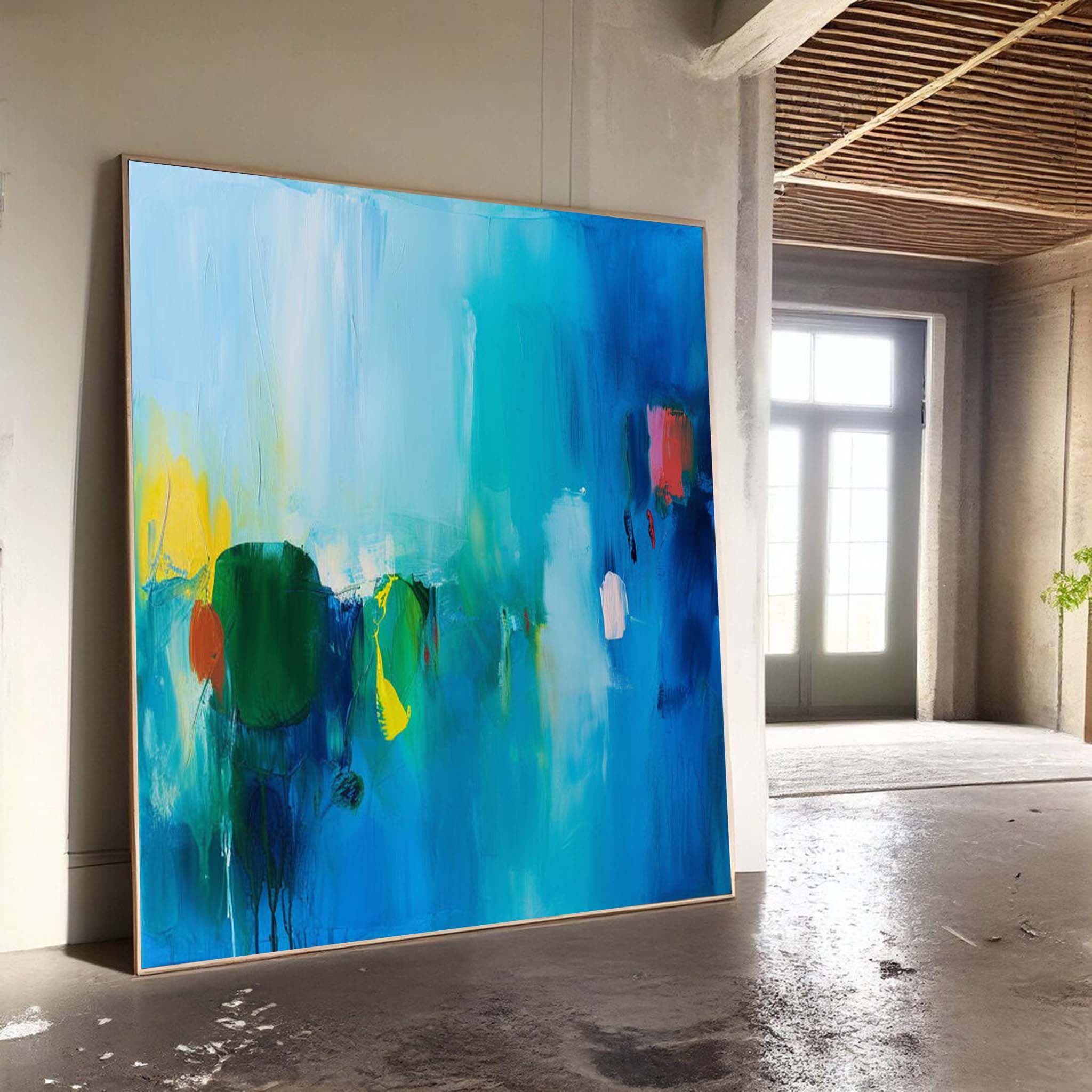 Wall Art Abstract Modern Atmosphere Painterly