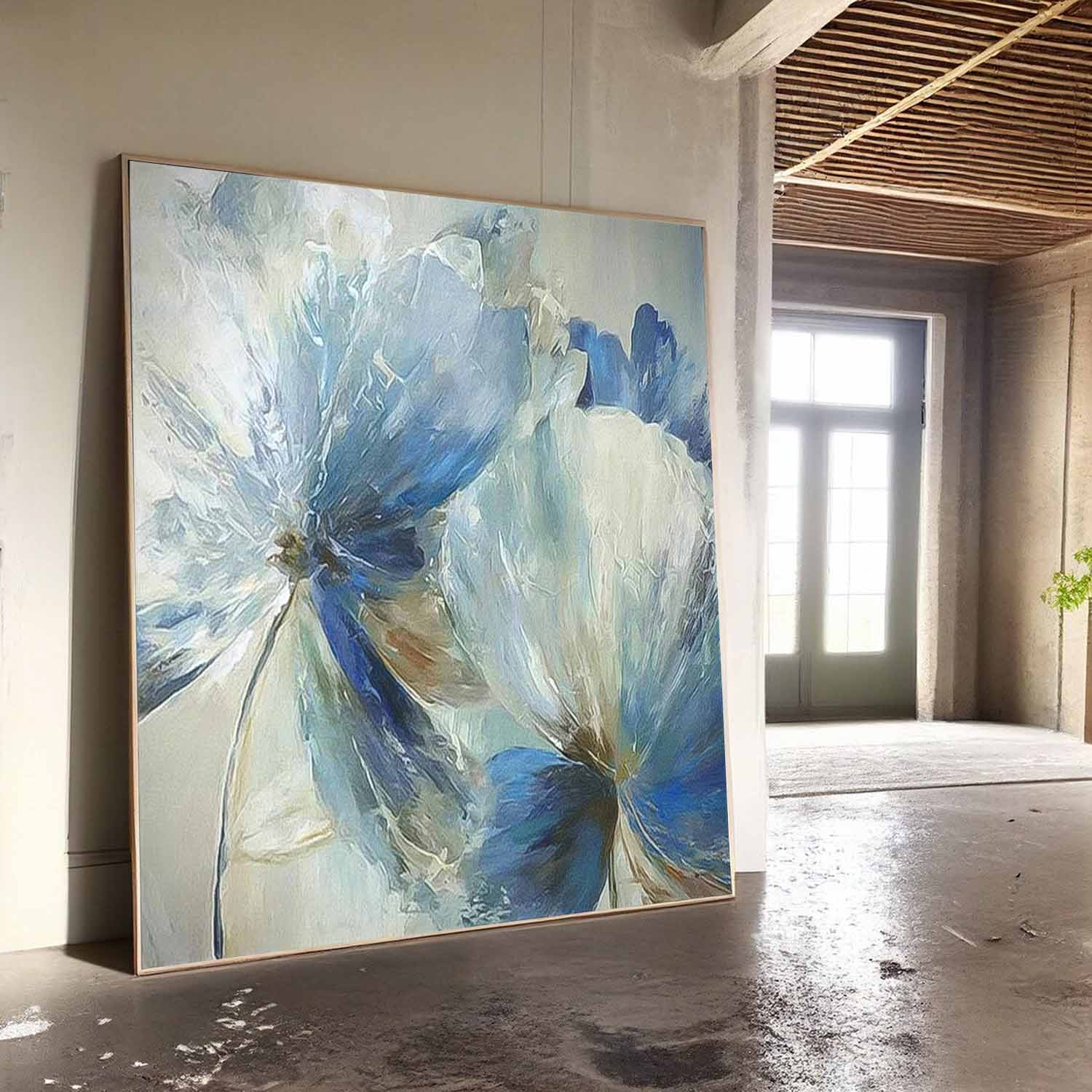 Wall Art Cheerful Lively Botanical Flower Painterly