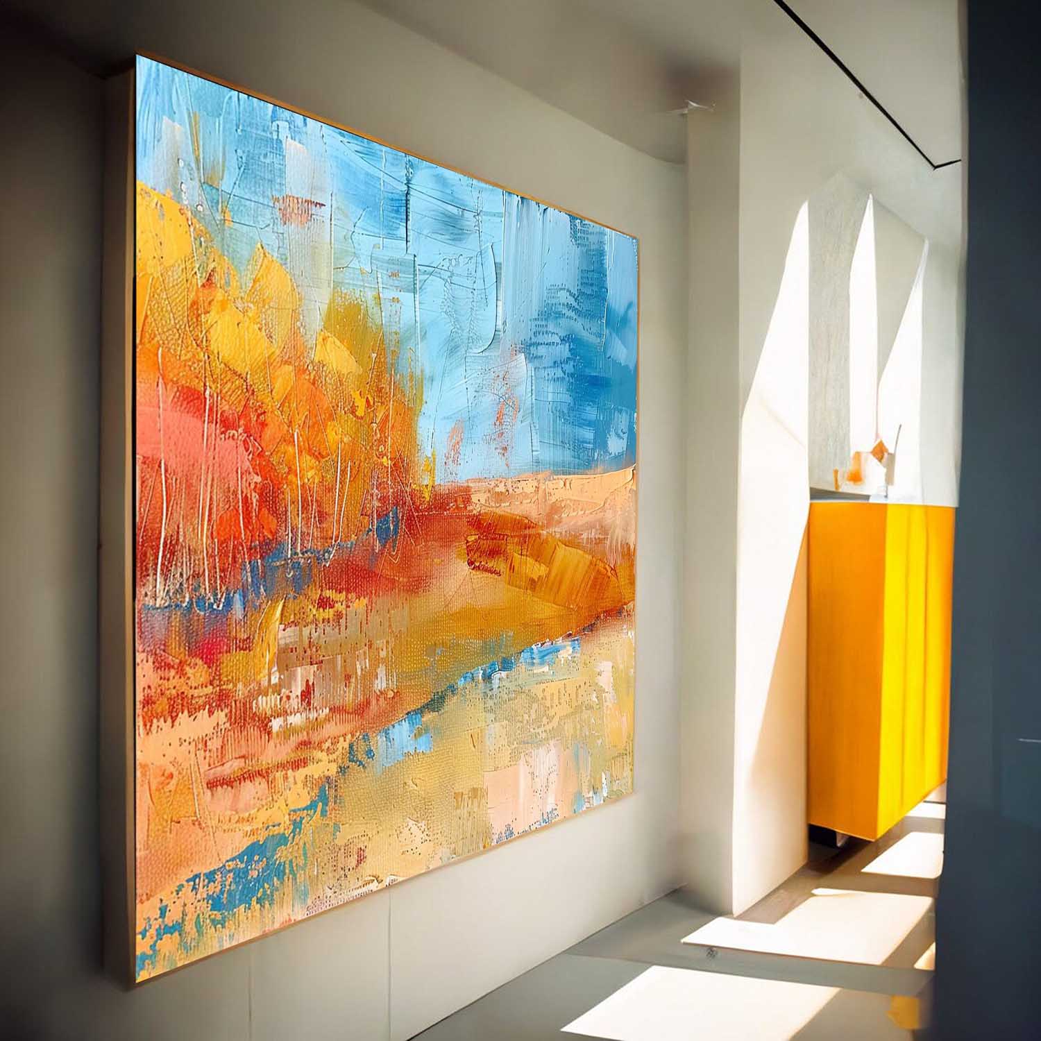 Wall Art Contemporary Abstract Expressionist Autumn