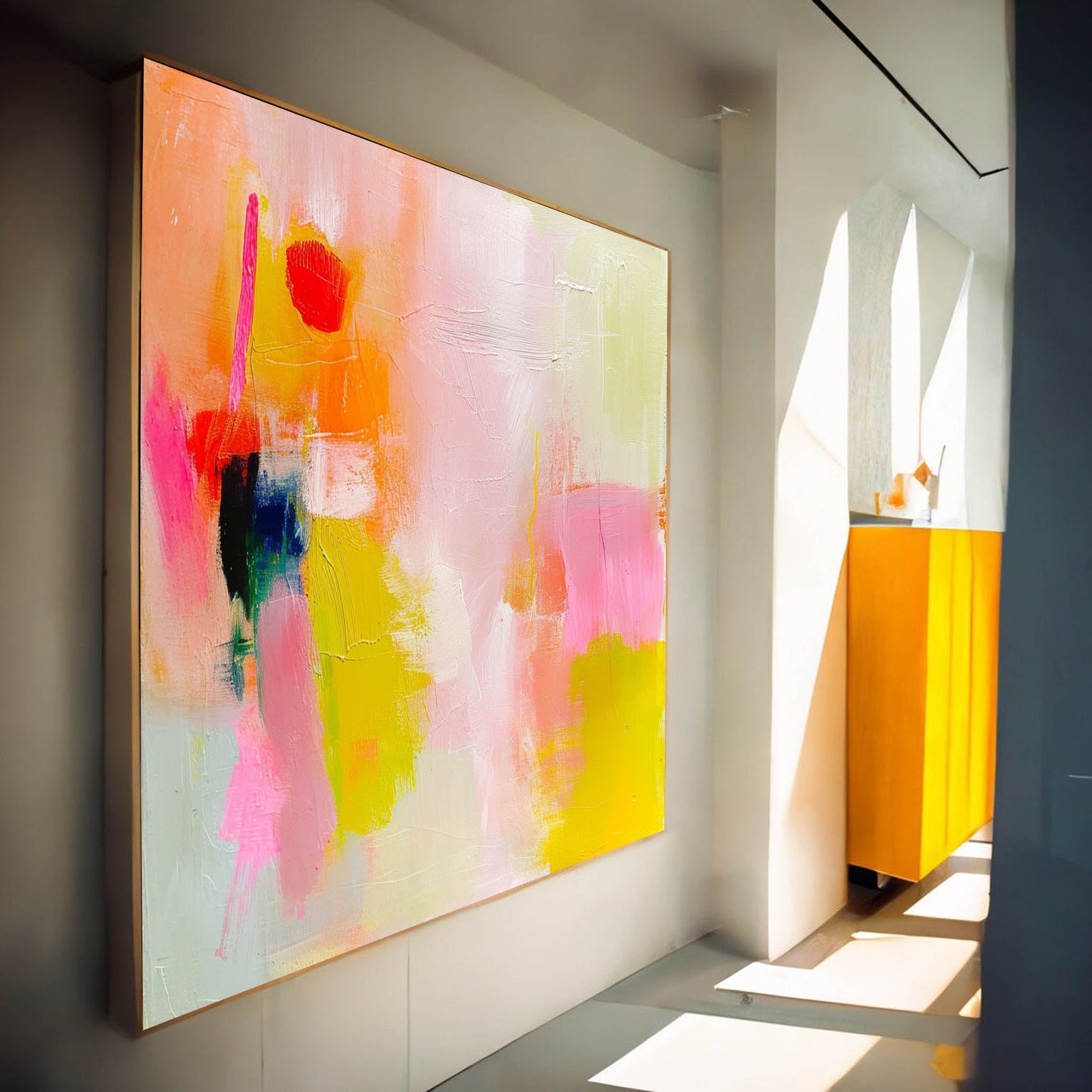 Wall Art Watercolor Wash Abstract Modern Nature