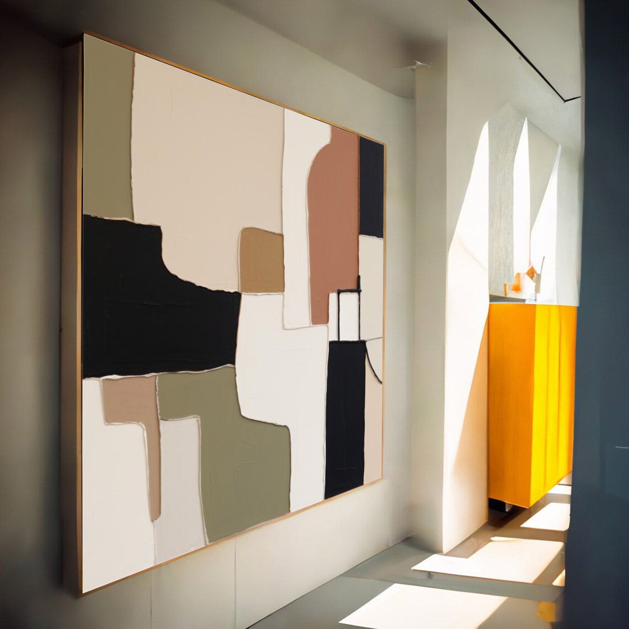 Wall Art Abstract Minimalist Geometric