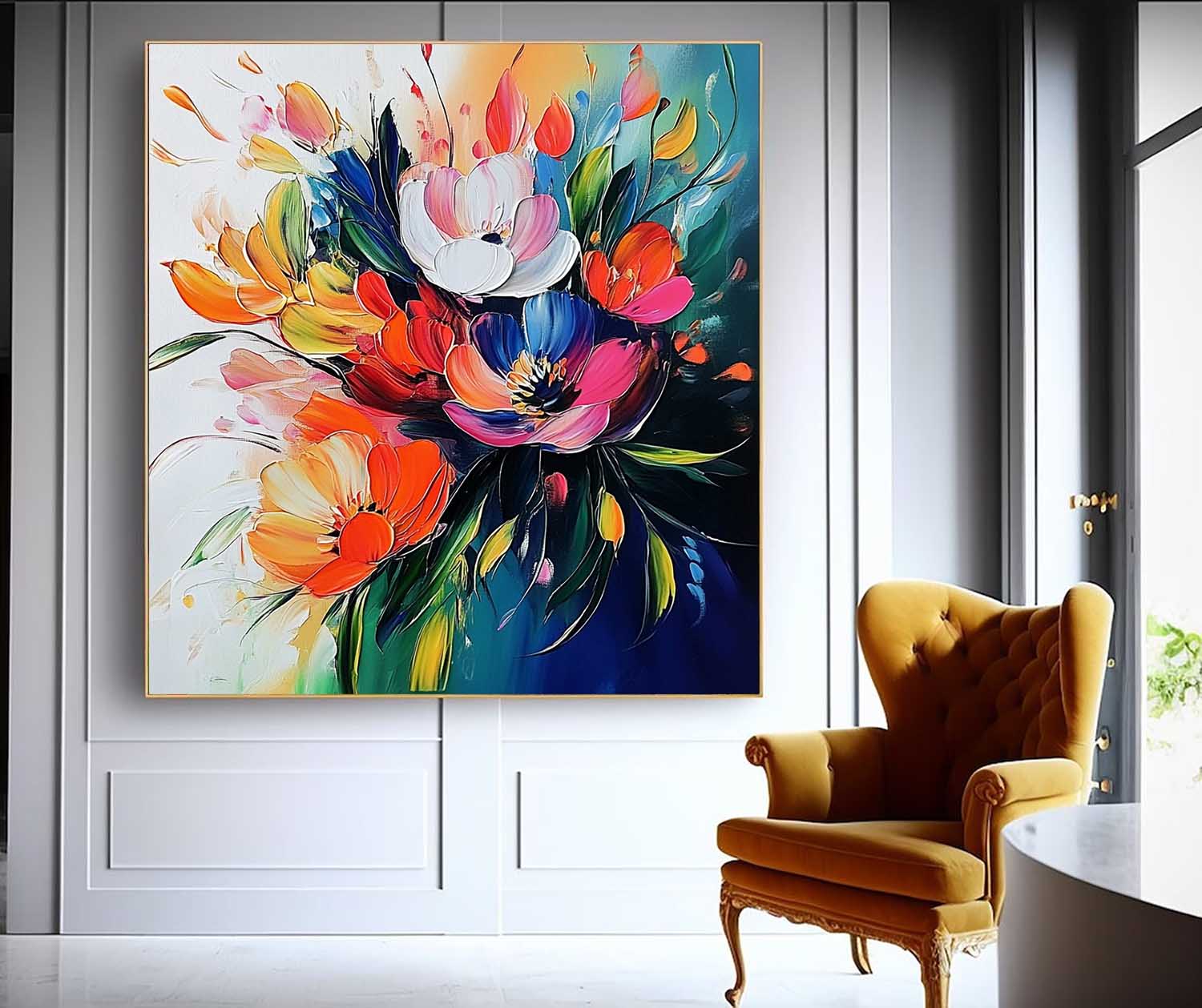 Flower Canvas Art FL204 - Neutralighting