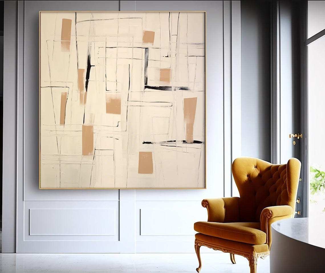 Wall Art Serene Calm Wabi-Sabi Abstract