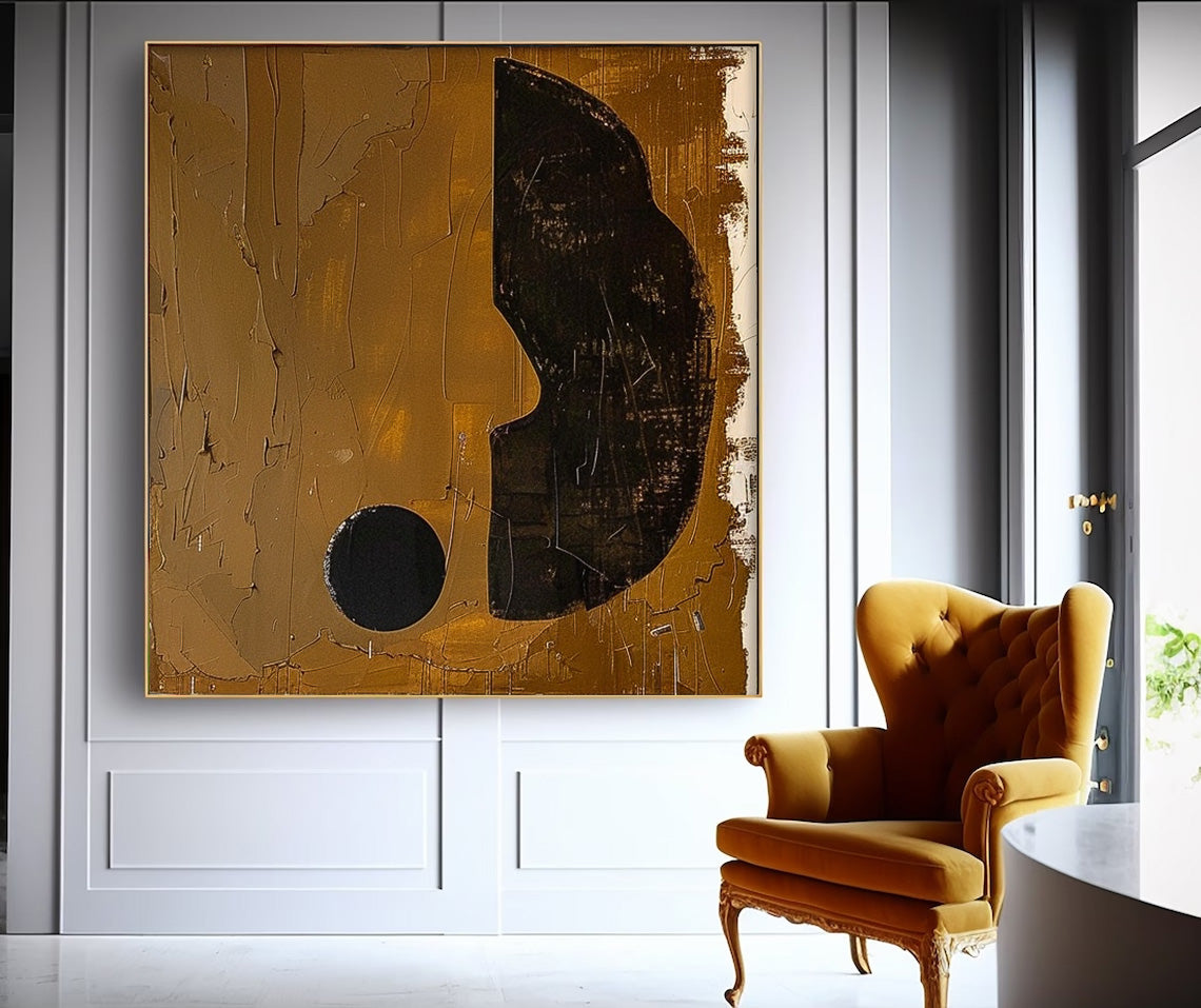 Wall Art Minimalist Geometric Warm Neutral Modern