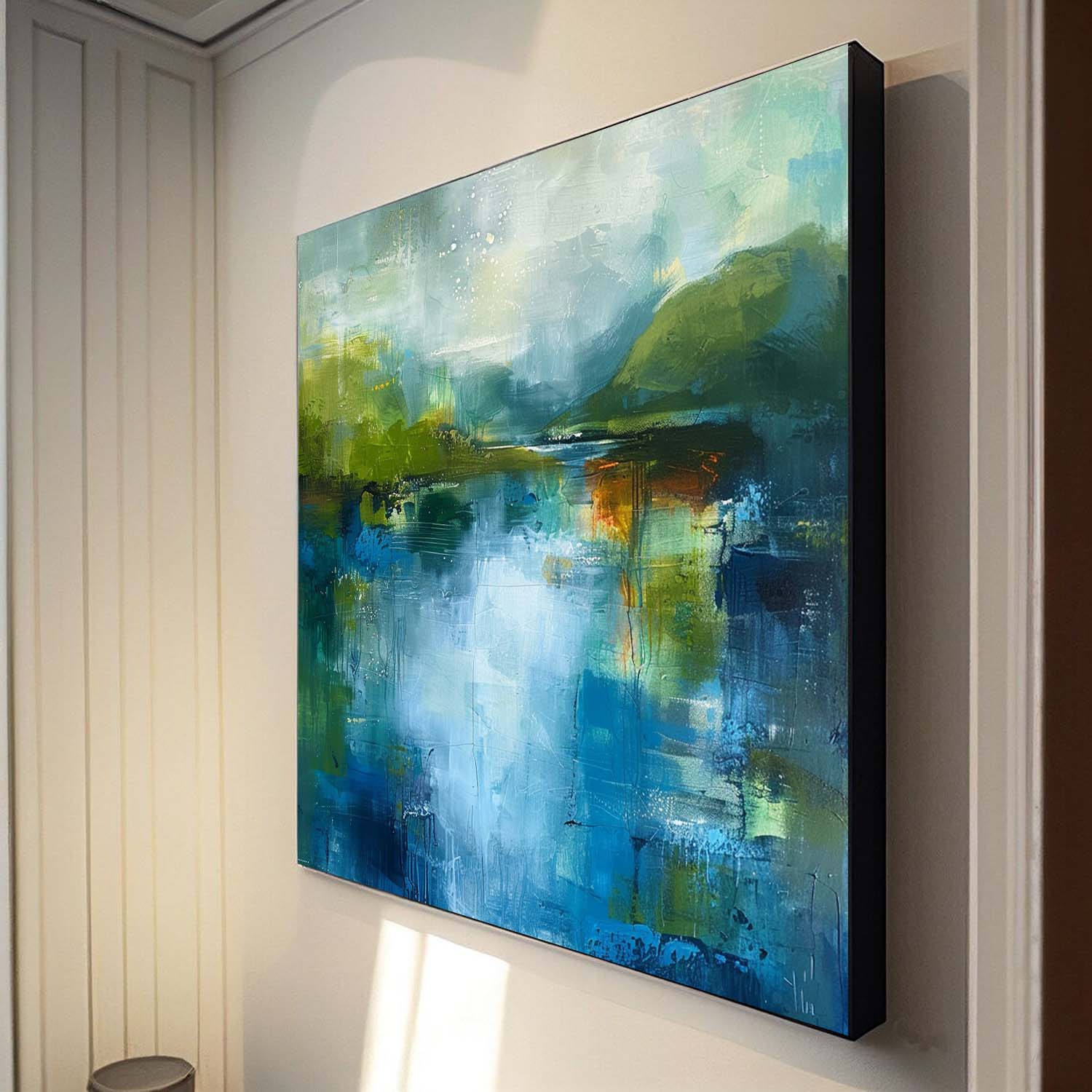 Wall Art Abstract Reflection Expressionist Landscape