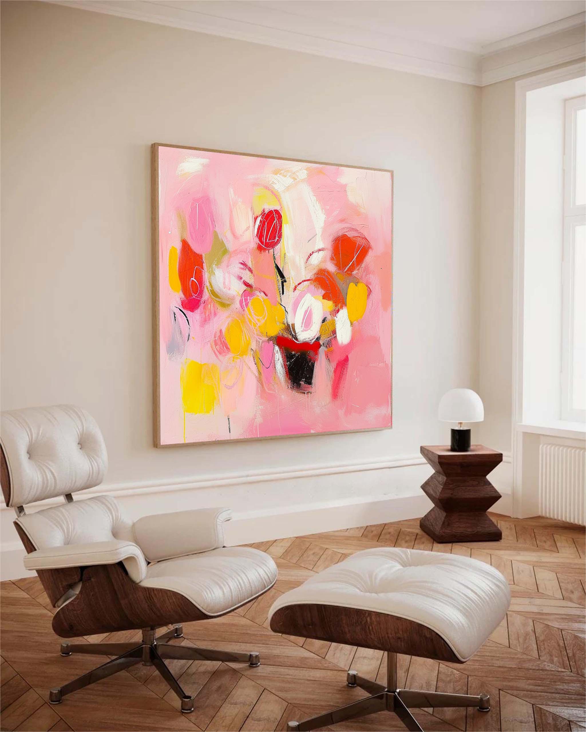 Abstract Canvas Art AB382 - Neutralighting