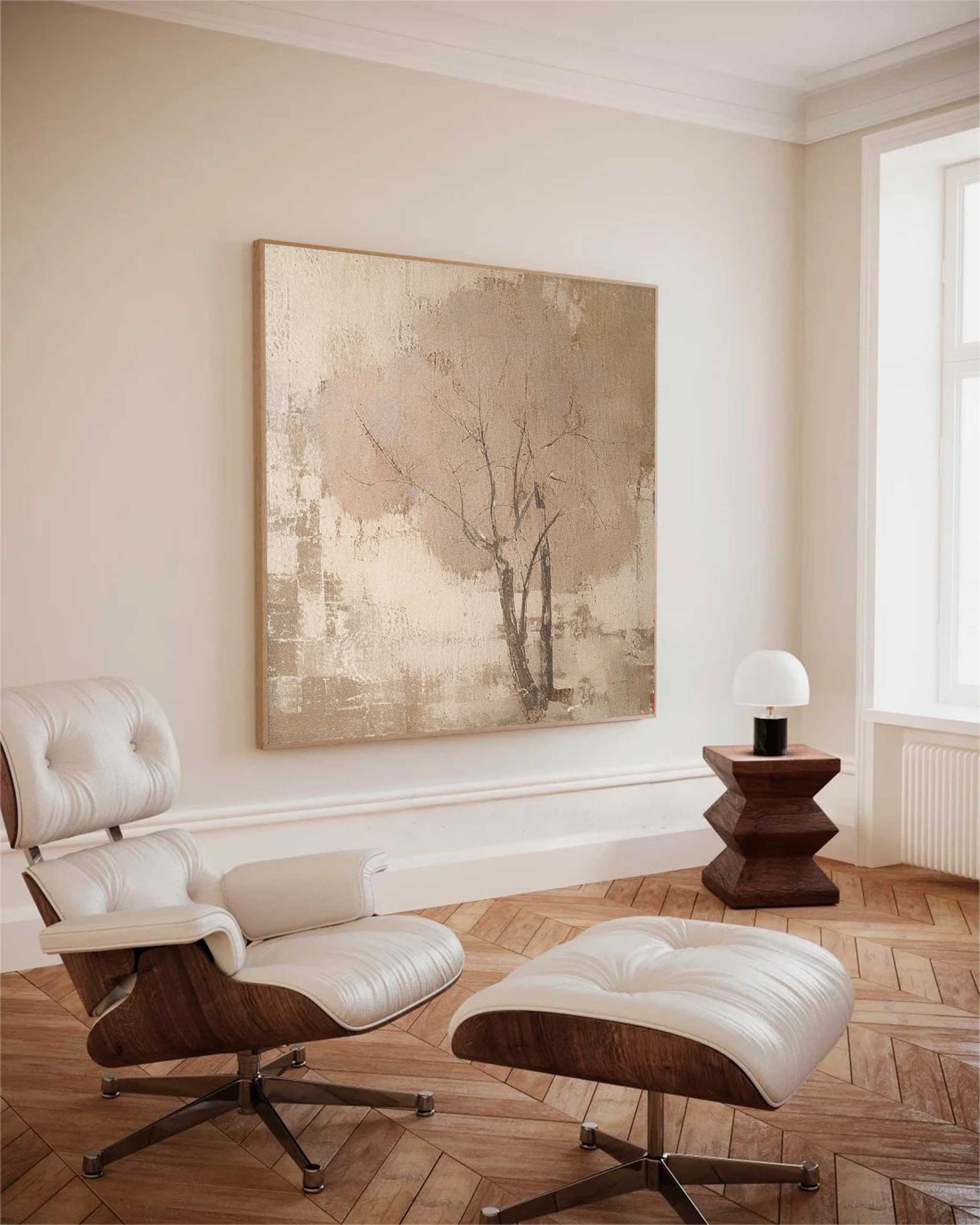 Wall Art Wabi-Sabi Minimalist Tree Abstract