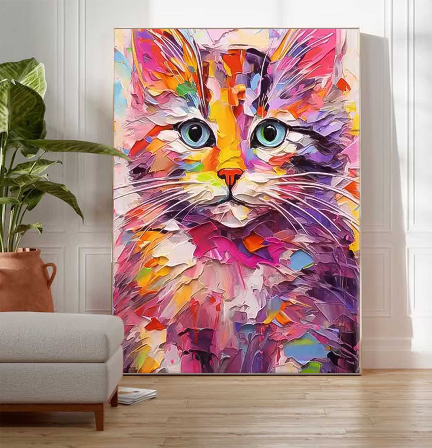Wall Art Animal Cheerful Contemporary Pop