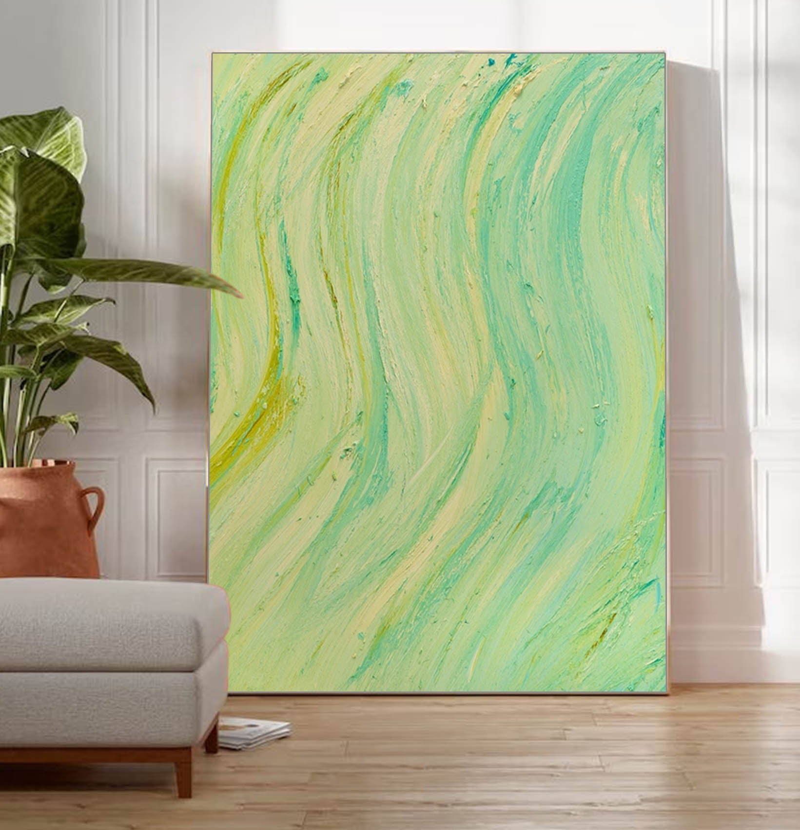 Wall Art Minimalist Modern Organic Abstract Serene