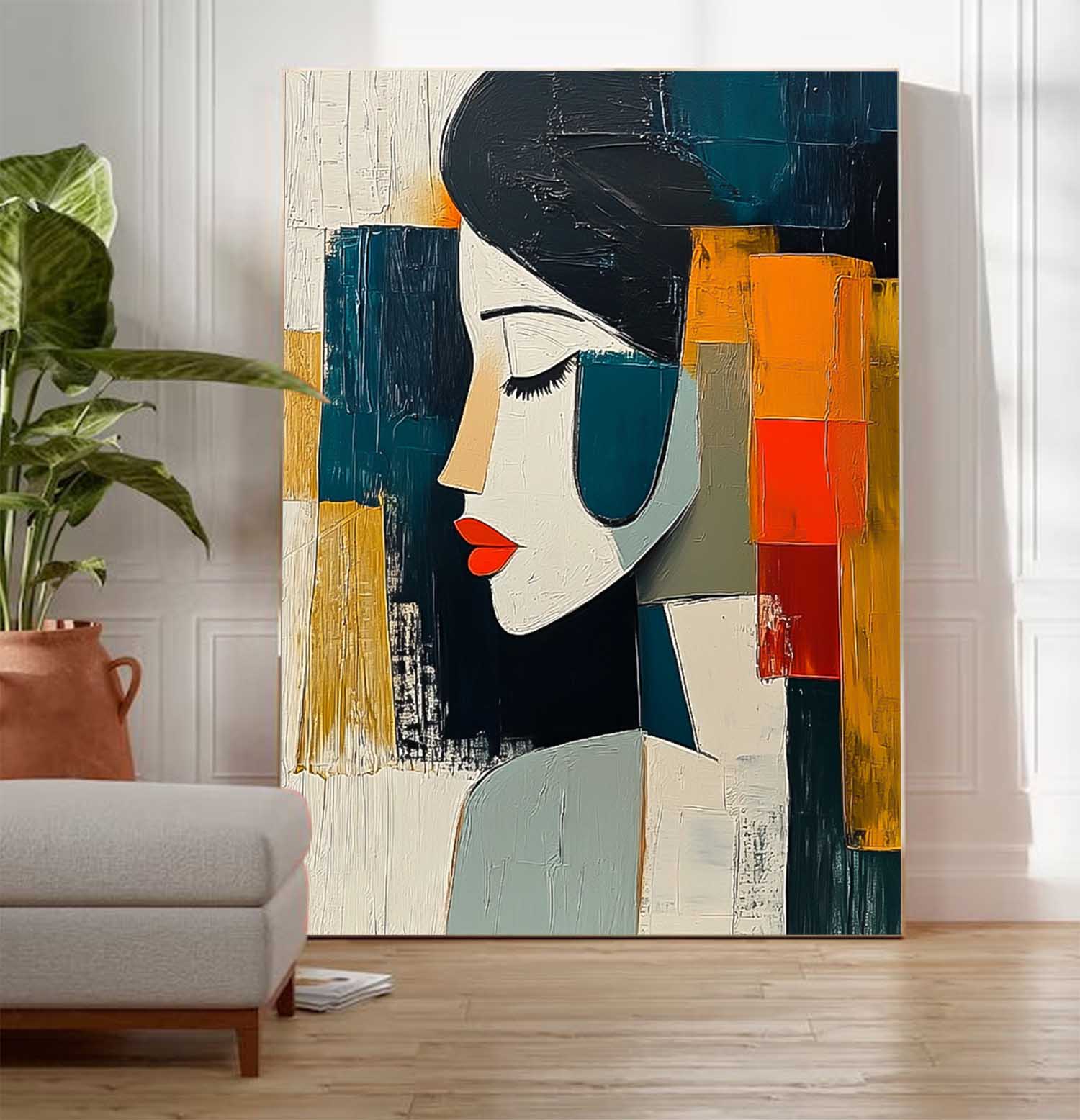 Wall Art People Zen Lyrical Abstract