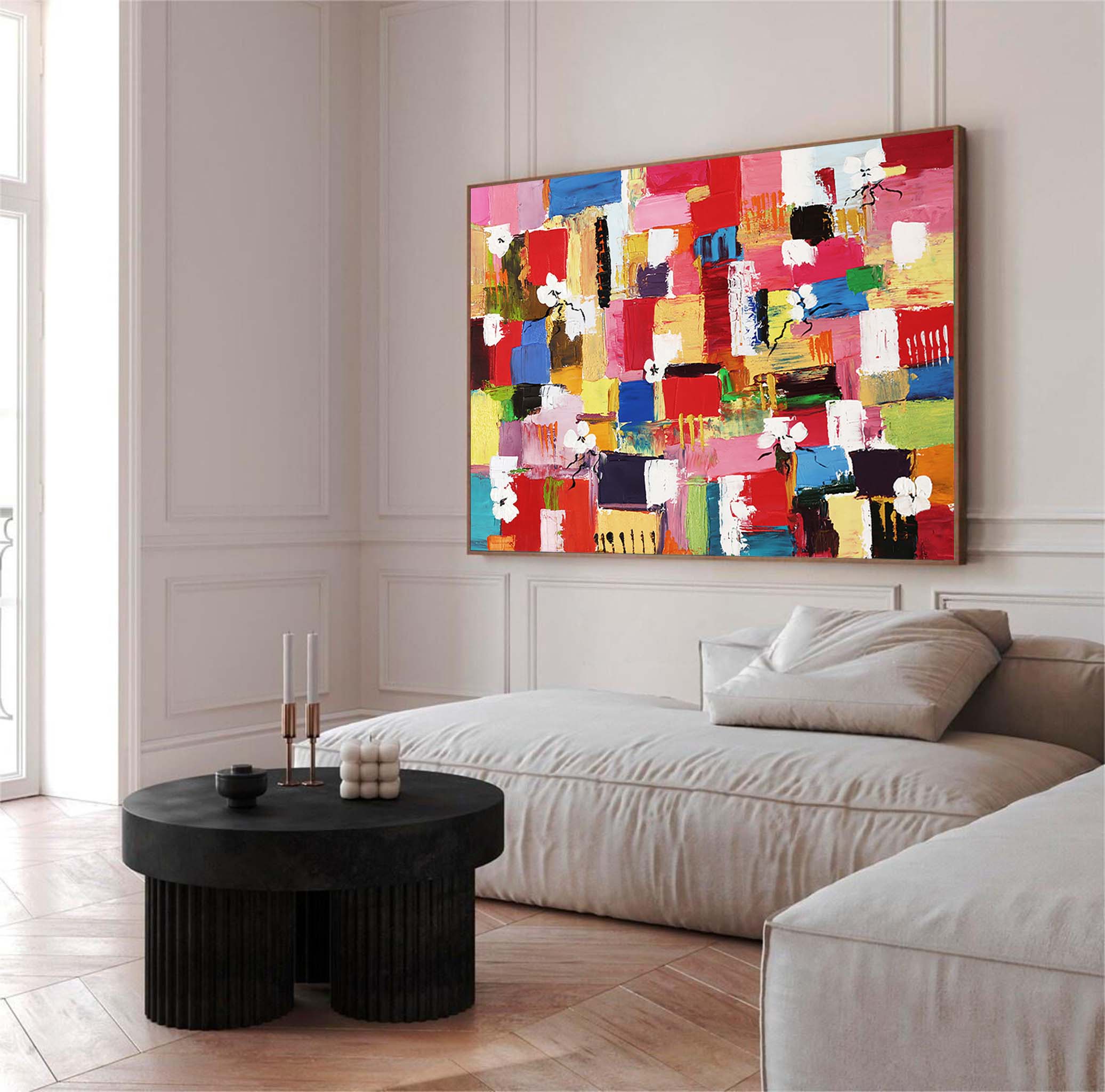Wall Art Playful Energetic Abstract Bold