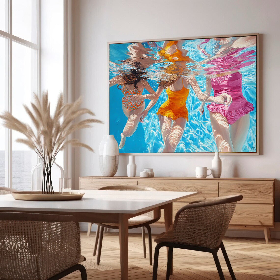 Wall Art People Contemporary Expressionist Soft