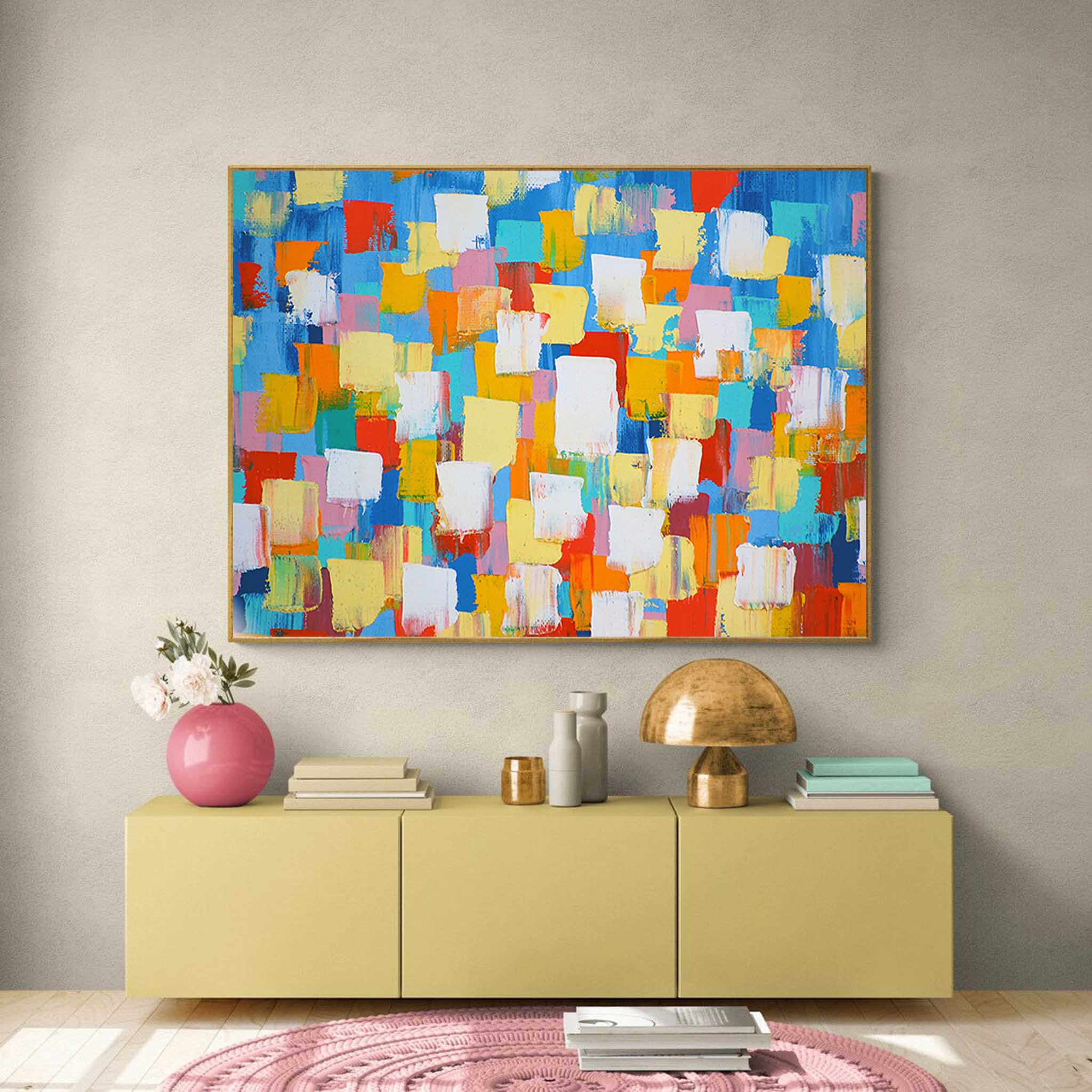 Wall Art Playful Energetic Artistic Abstract