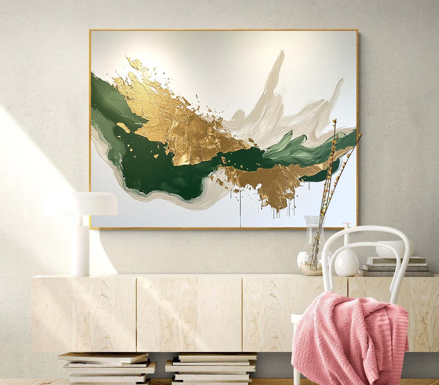 Abstract Canvas Art AB595 - Neutralighting