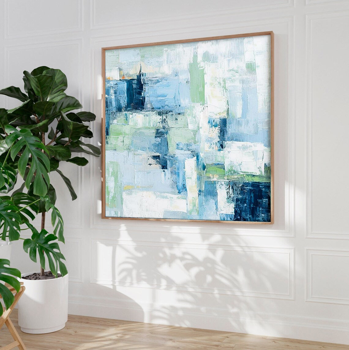 Wall Art Painterly Raw Impasto Abstract