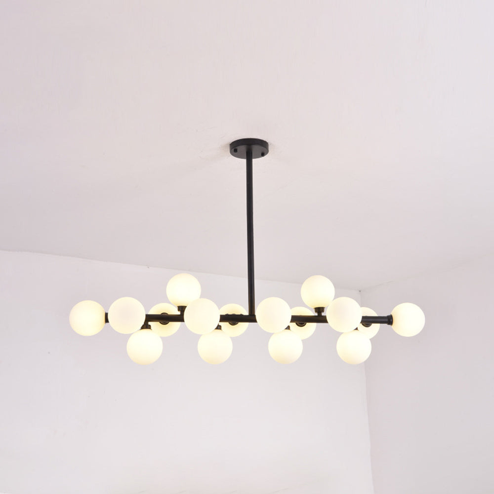 Valentina Bass Glass Bubble Golden Chandelier - Neutralighting