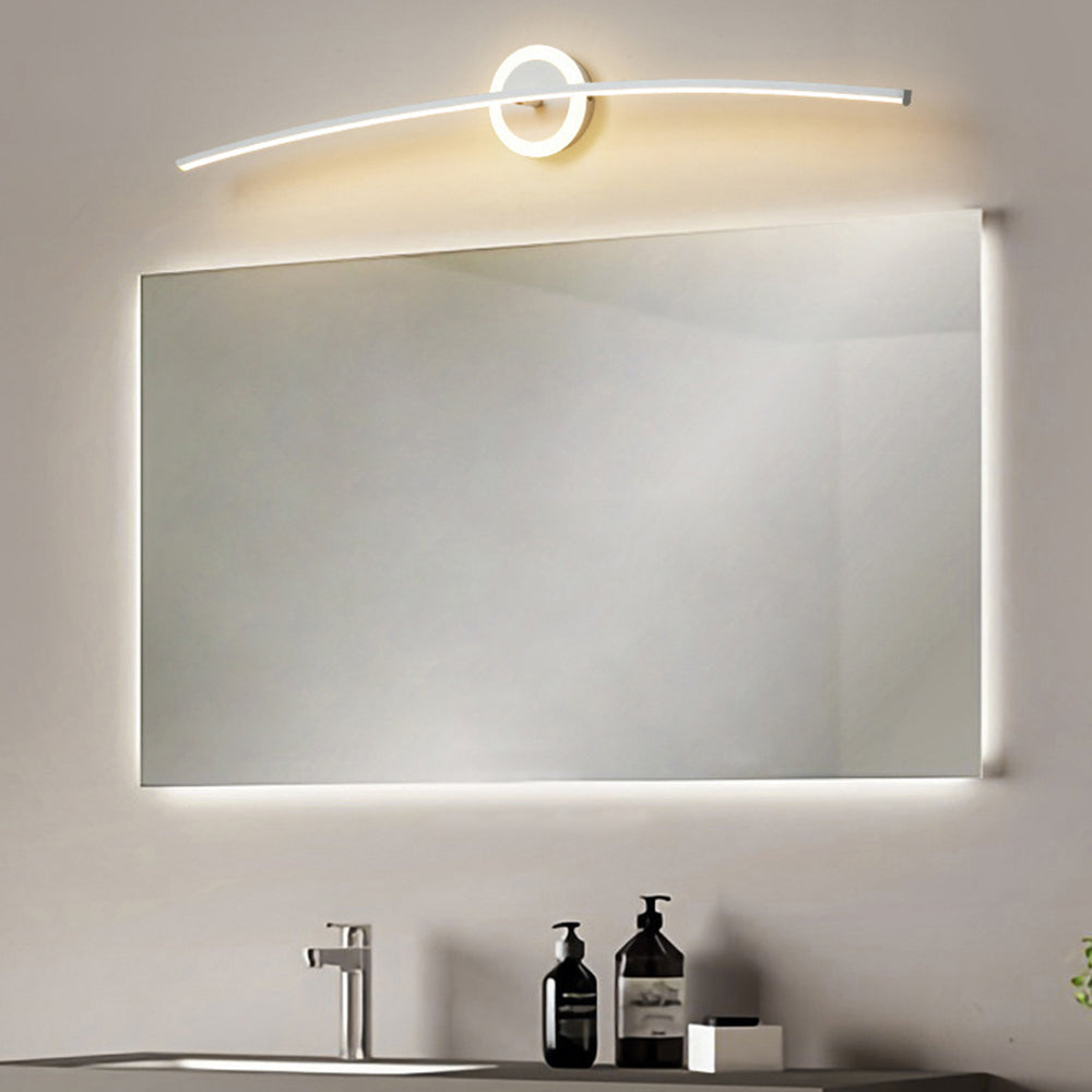 Arisha Modern Linear Metal Wall Lamp, White - Neutralighting