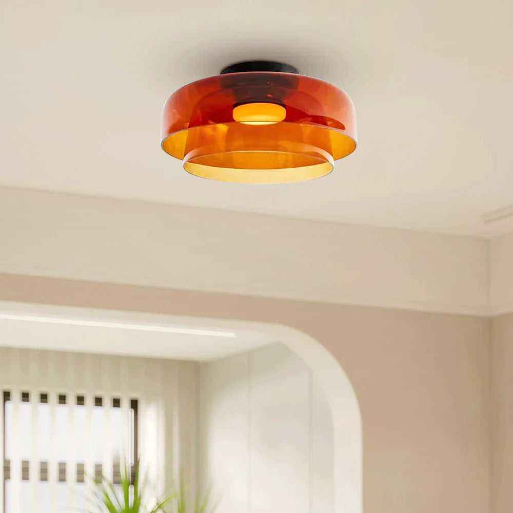 Aria Modern Simple Creative Glass Flush Mount Ceiling Light - Neutralighting