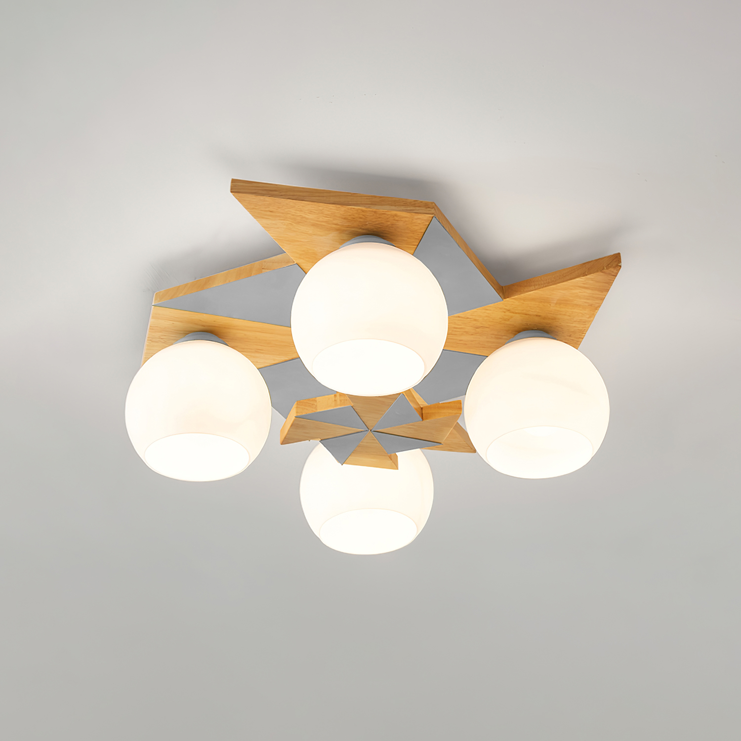 Ewooda Wooden Ceiling Lamp - Neutralighting