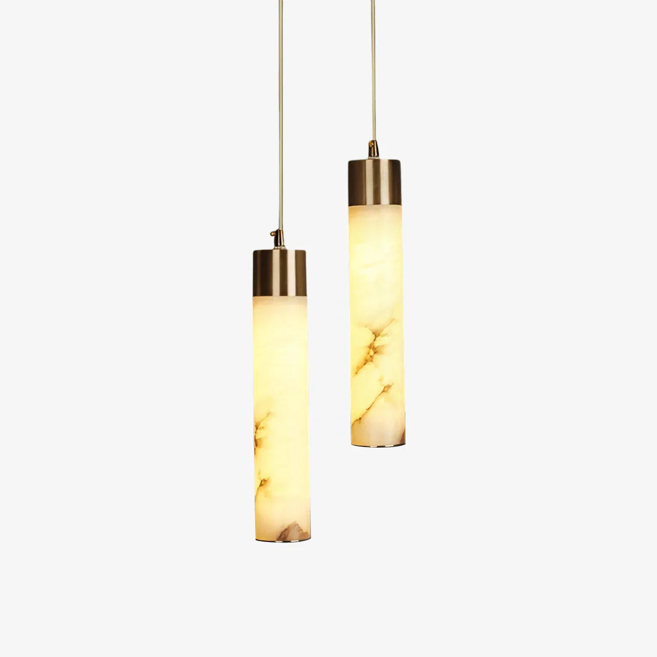 Dike White Alabaster Pendant Light - Neutralighting