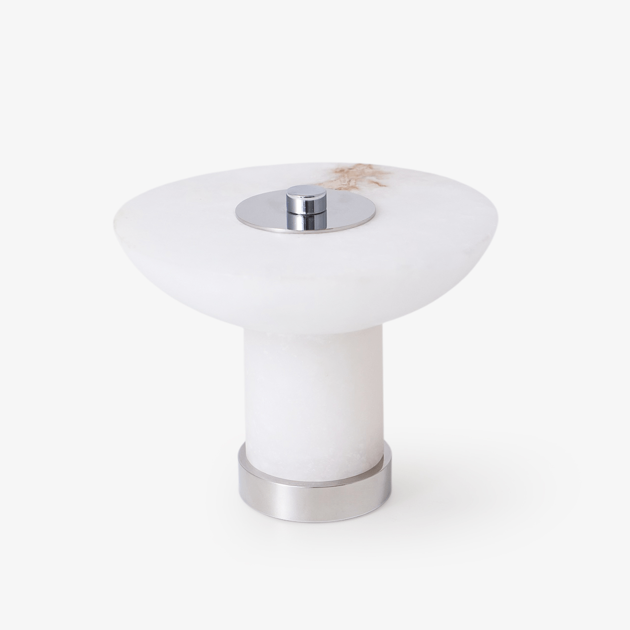 Eurnoran Mushroom Shaped Alabaster Table Lamp - Neutralighting