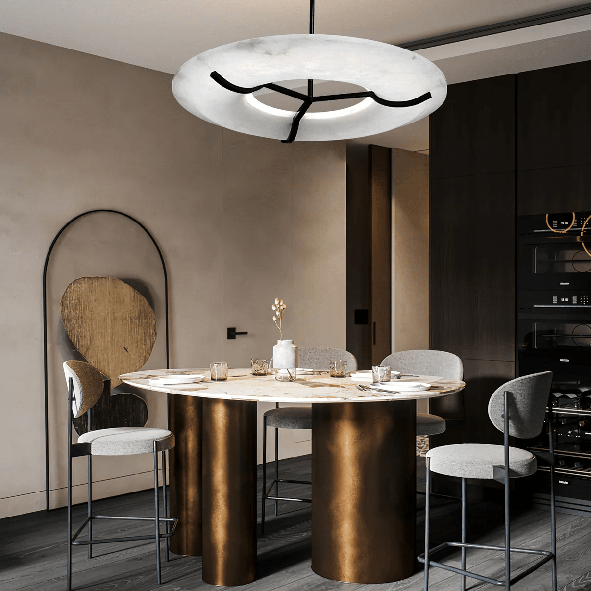 Uvare Alabaster Chandelier - Neutralighting