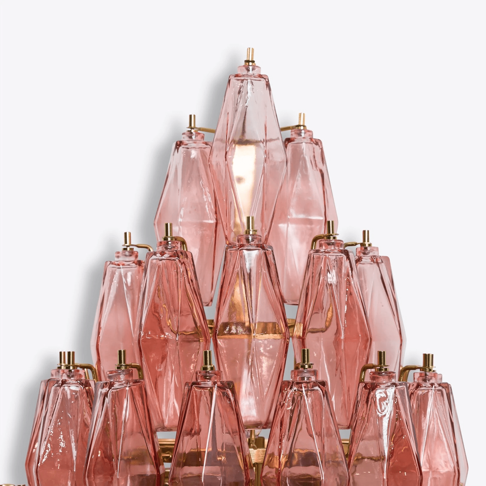 Aurora Wall Light Amber Diamond Polyhedron Vintage - Neutralighting