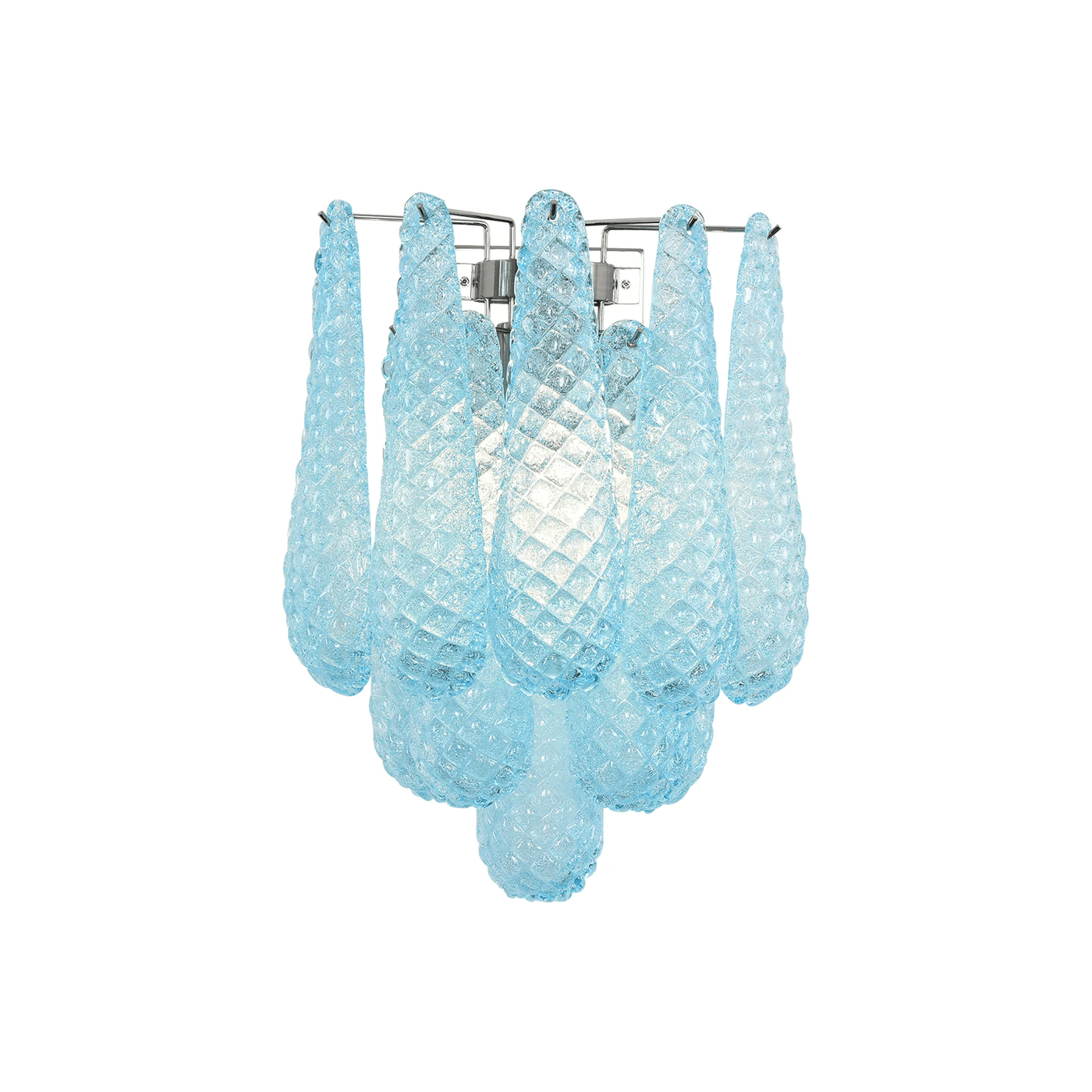 Aurora Wall Lamp Pink Teardrop Glass Floral Artistic - Neutralighting