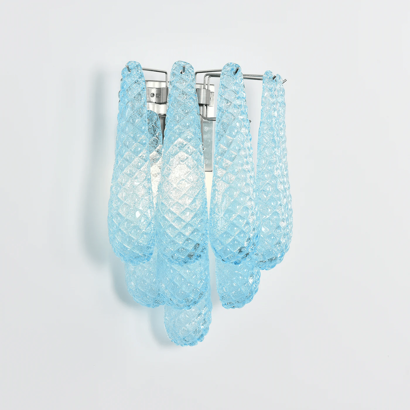 Aurora Wall Lamp Pink Teardrop Glass Floral Artistic - Neutralighting