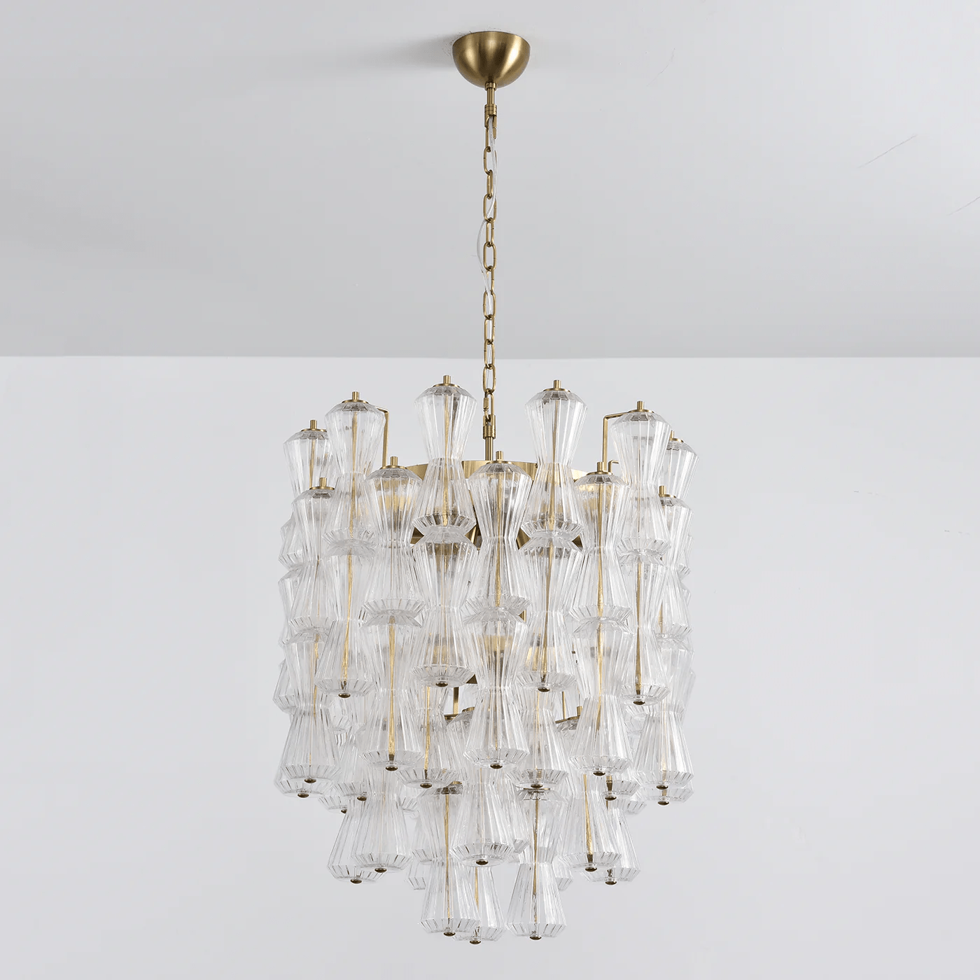 Aurora Chandelier Murano Glass Floral Cascade