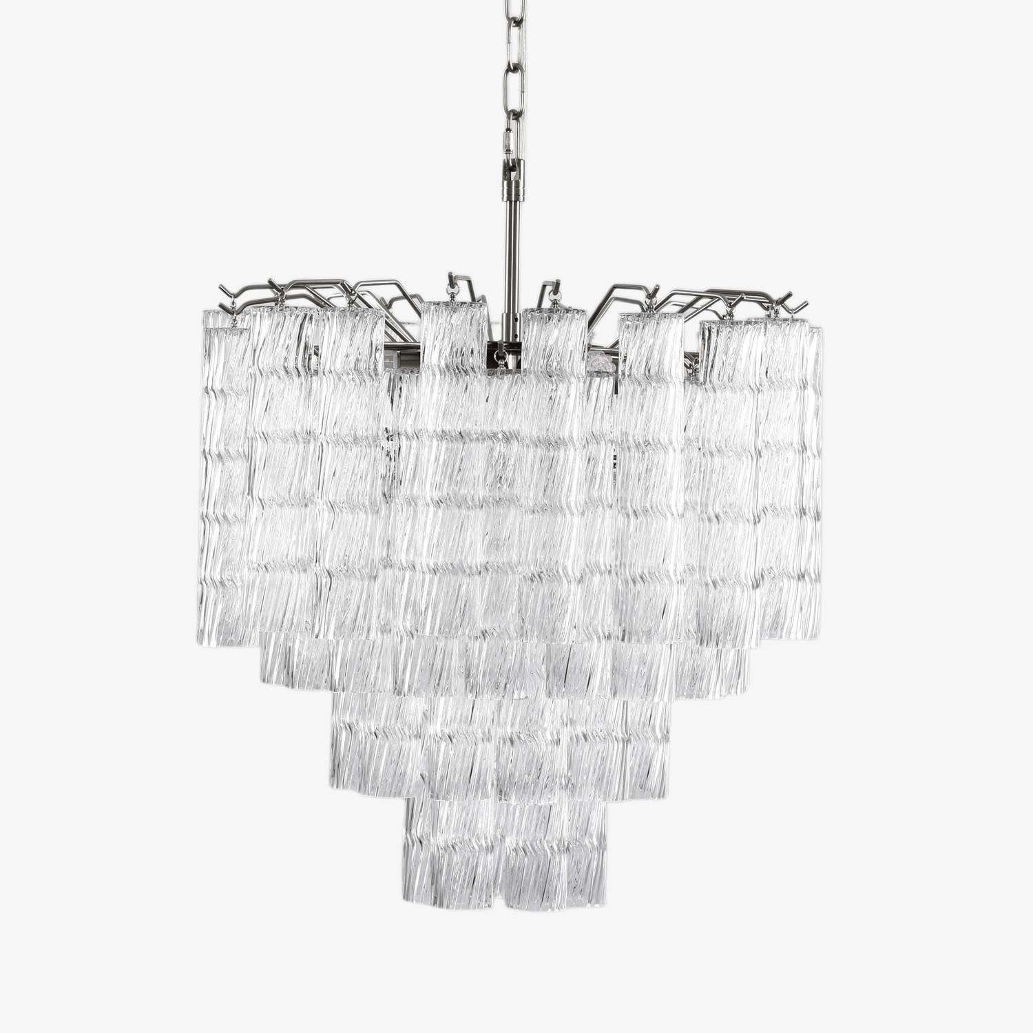 Aurora Chandelier Murano Glass Tiered Cascading Waves