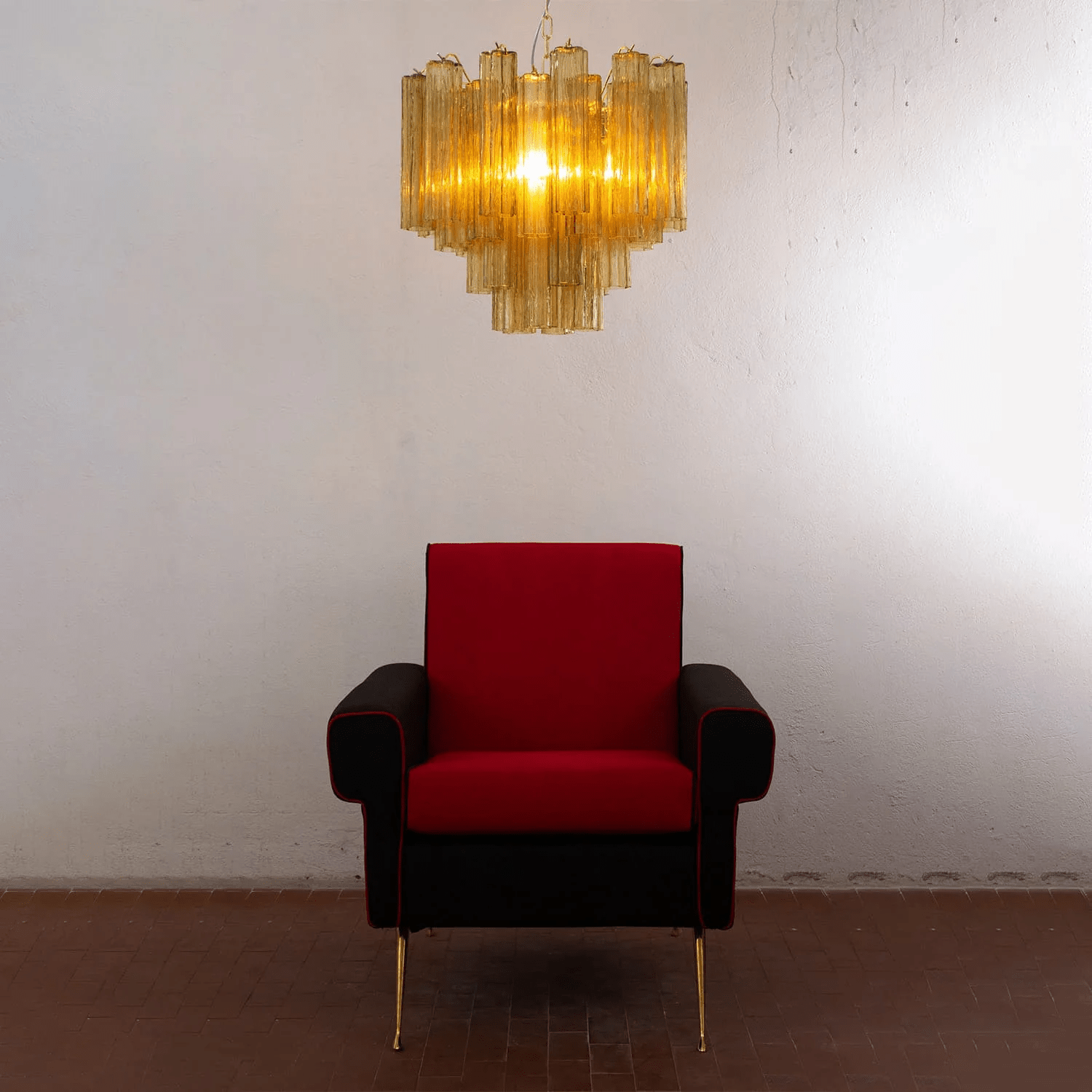 Aurora Chandelier Murano Glass Tiered