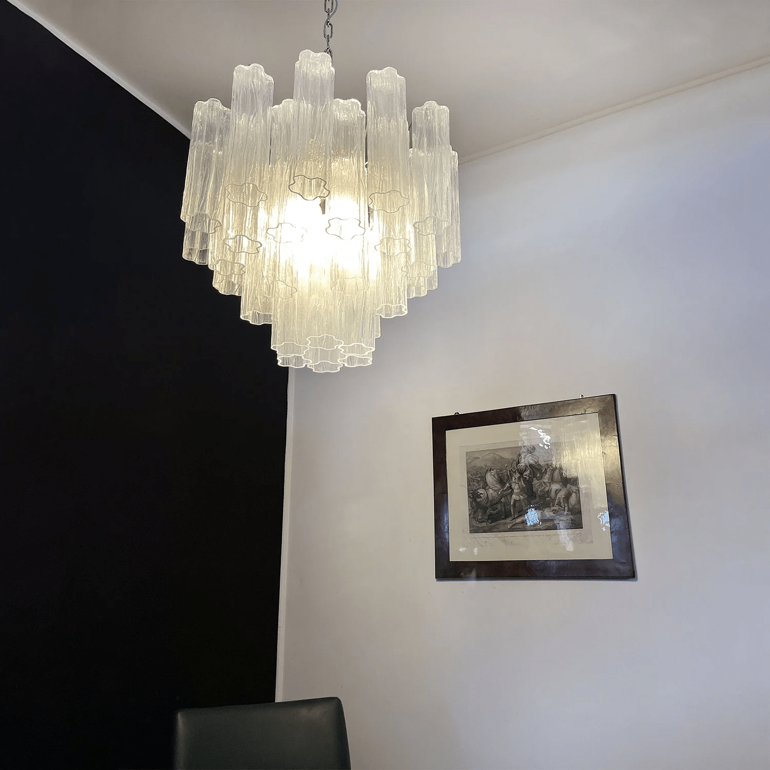 Aurora Chandelier Murano Glass Tiered