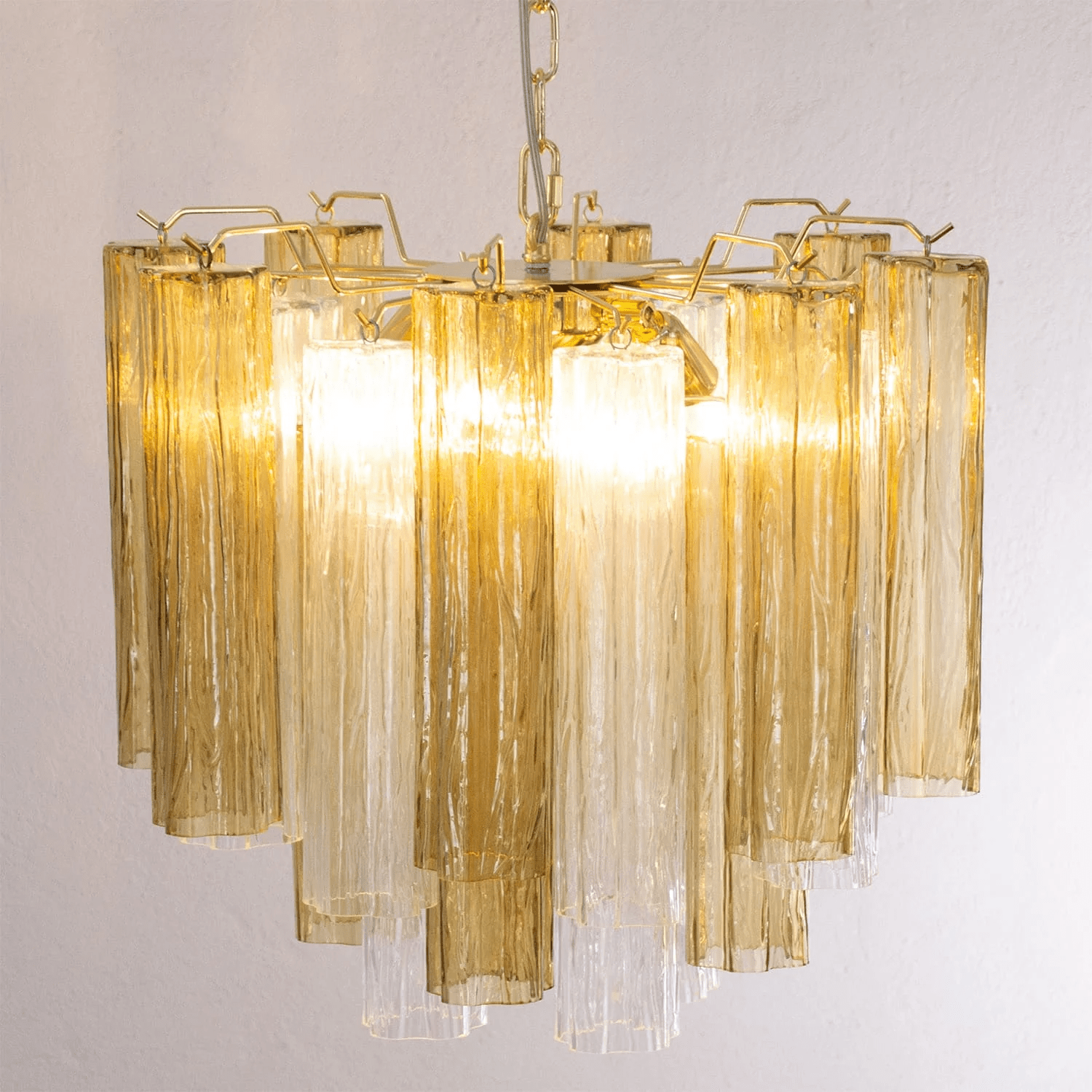 Aurora Chandelier Murano Glass Tiered