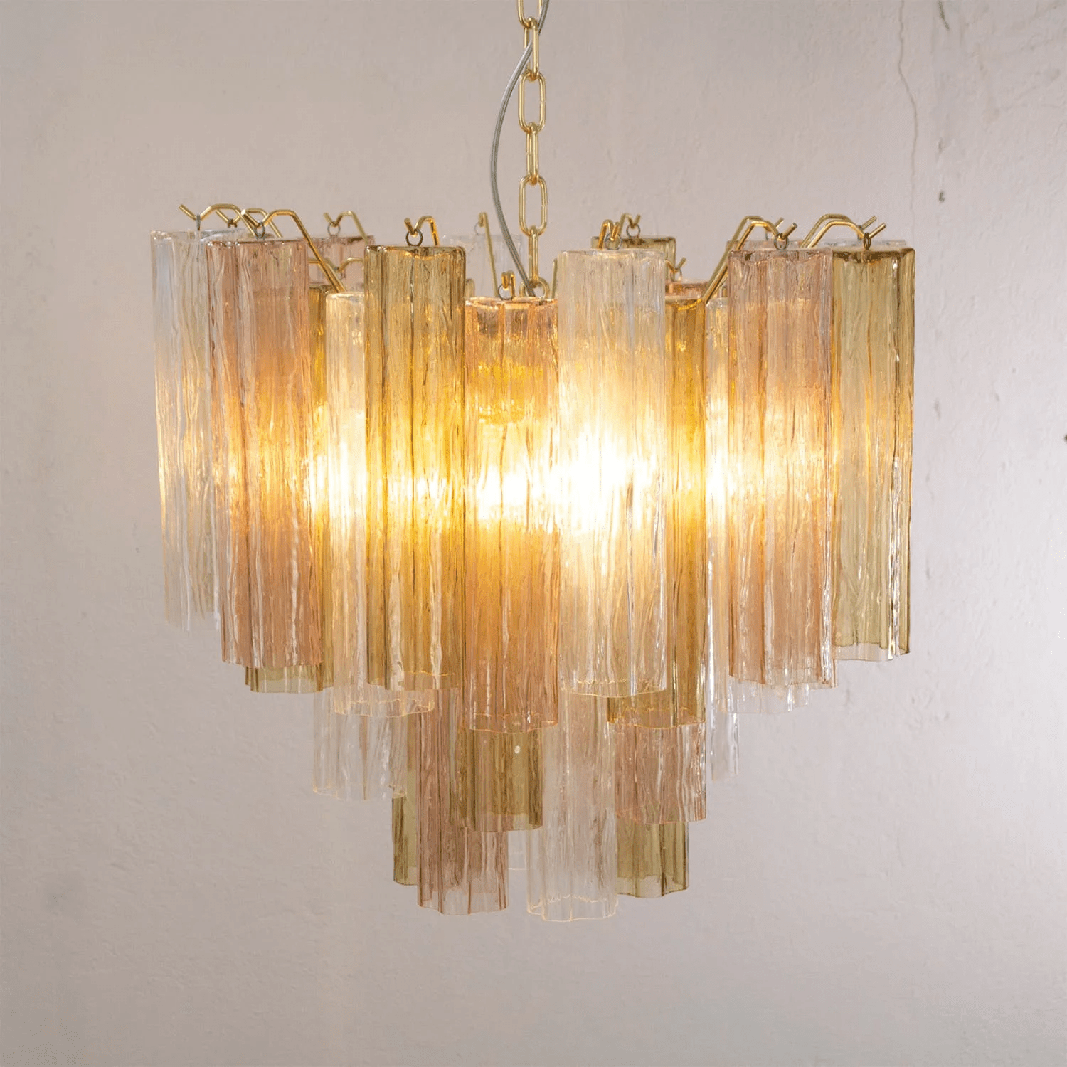 Aurora Chandelier Murano Glass Tiered