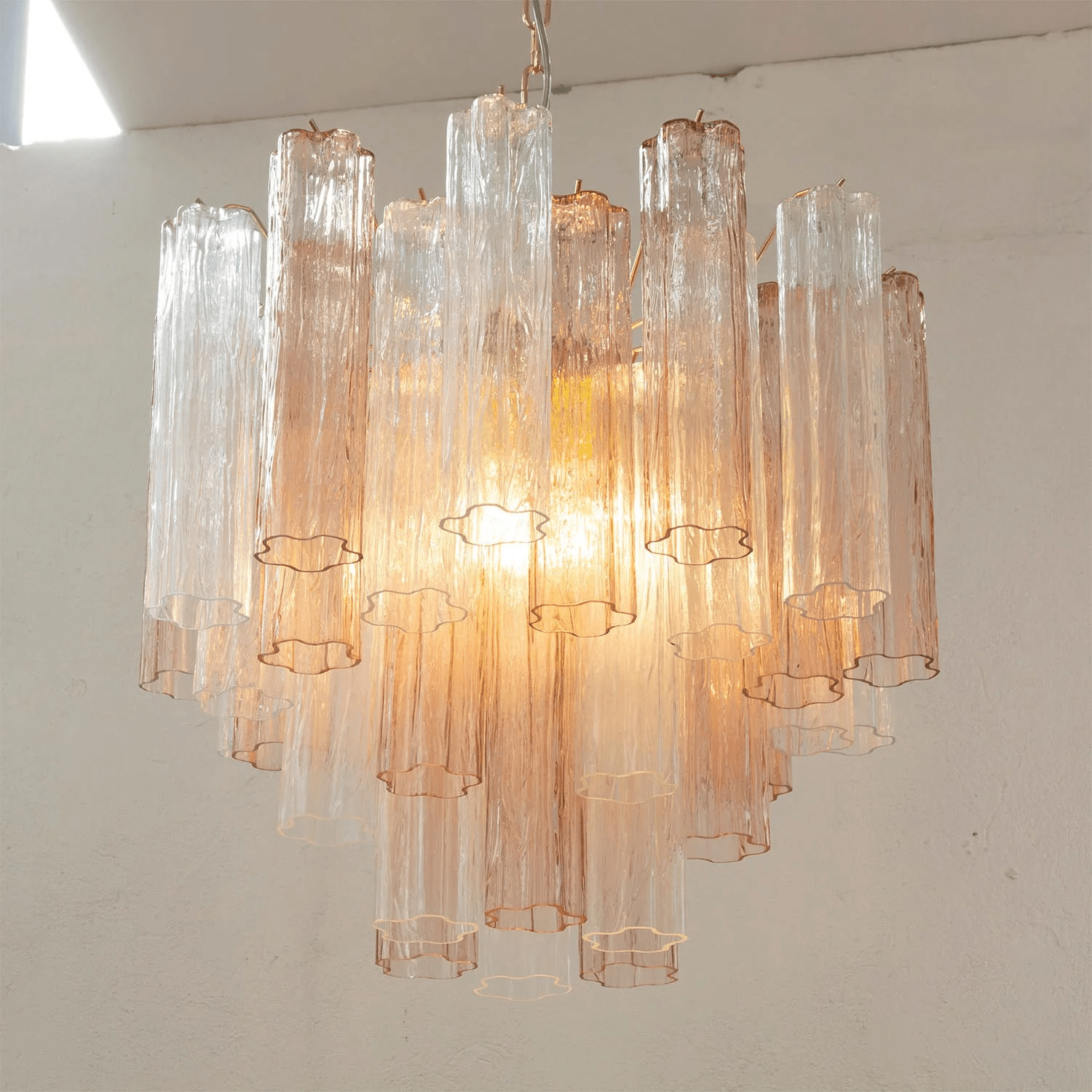 Aurora Chandelier Murano Glass Tiered