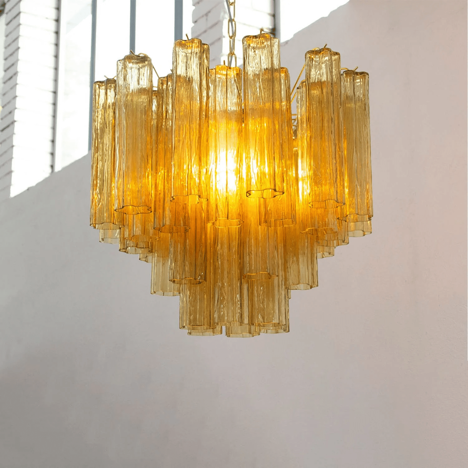 Aurora Chandelier Murano Glass Tiered
