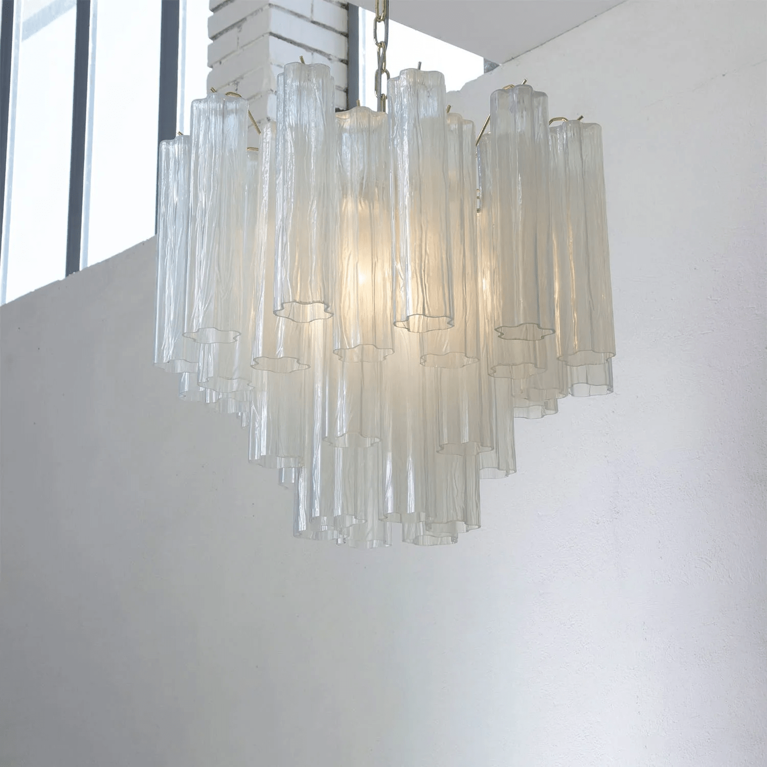 Aurora Chandelier Murano Glass Tiered