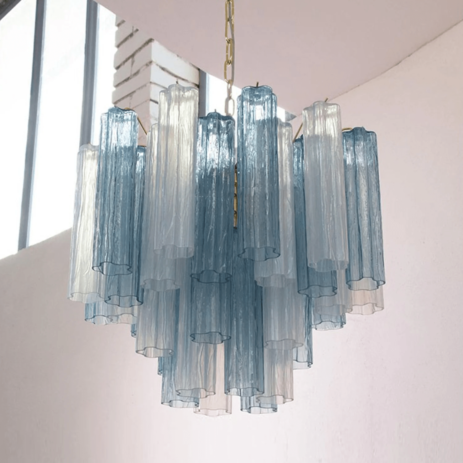 Aurora Chandelier Murano Glass Tiered