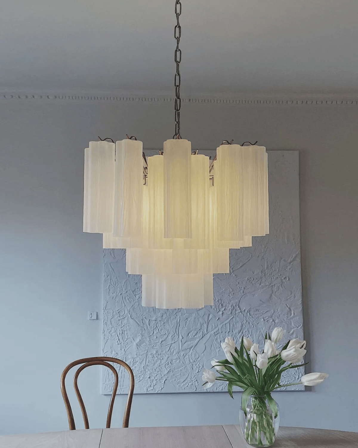 Aurora Chandelier Murano Glass Tiered